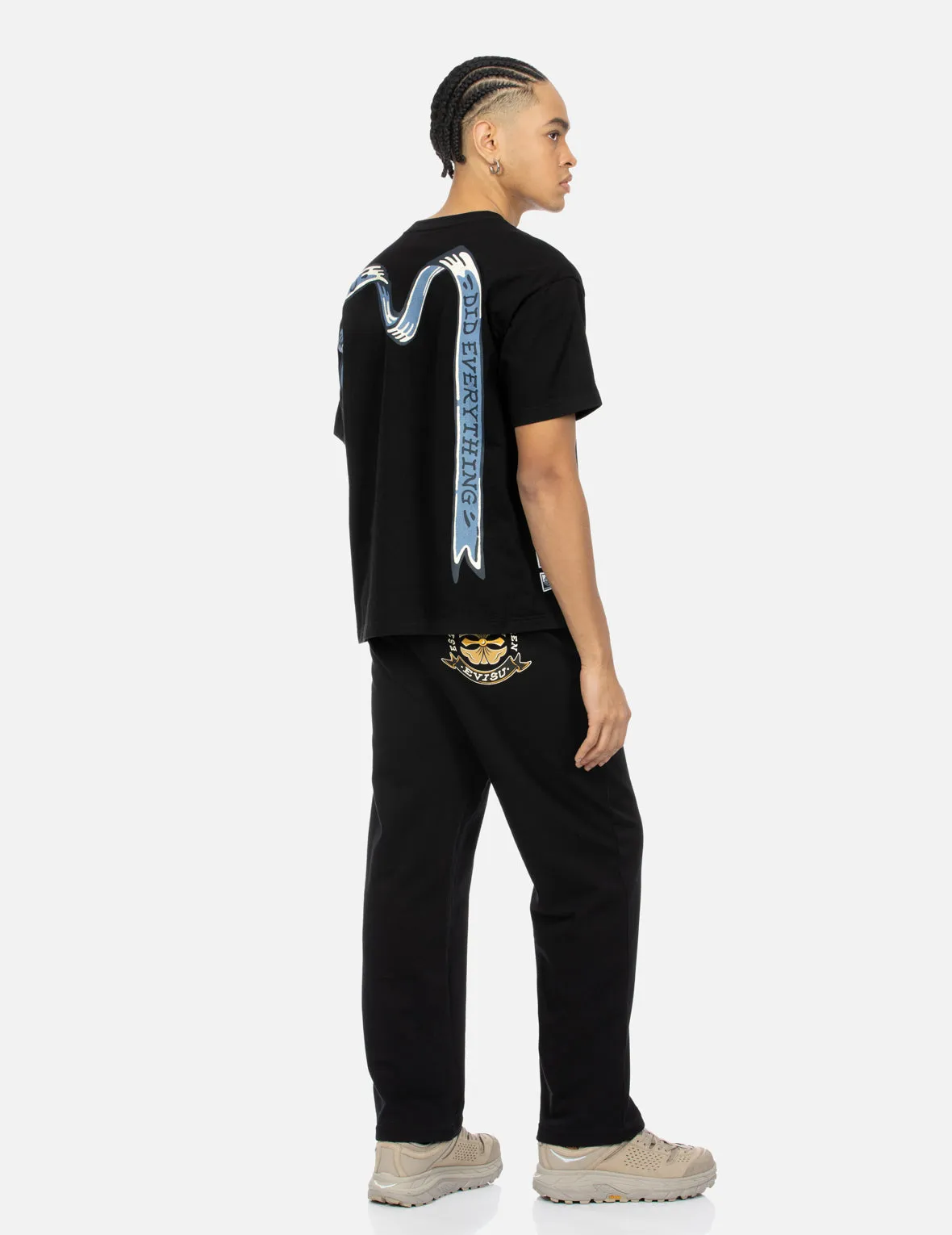 SPRING/ SUMMER COLLECTION 2025 Logo and Ribbon Daicock Print Relax Fit T-shirt