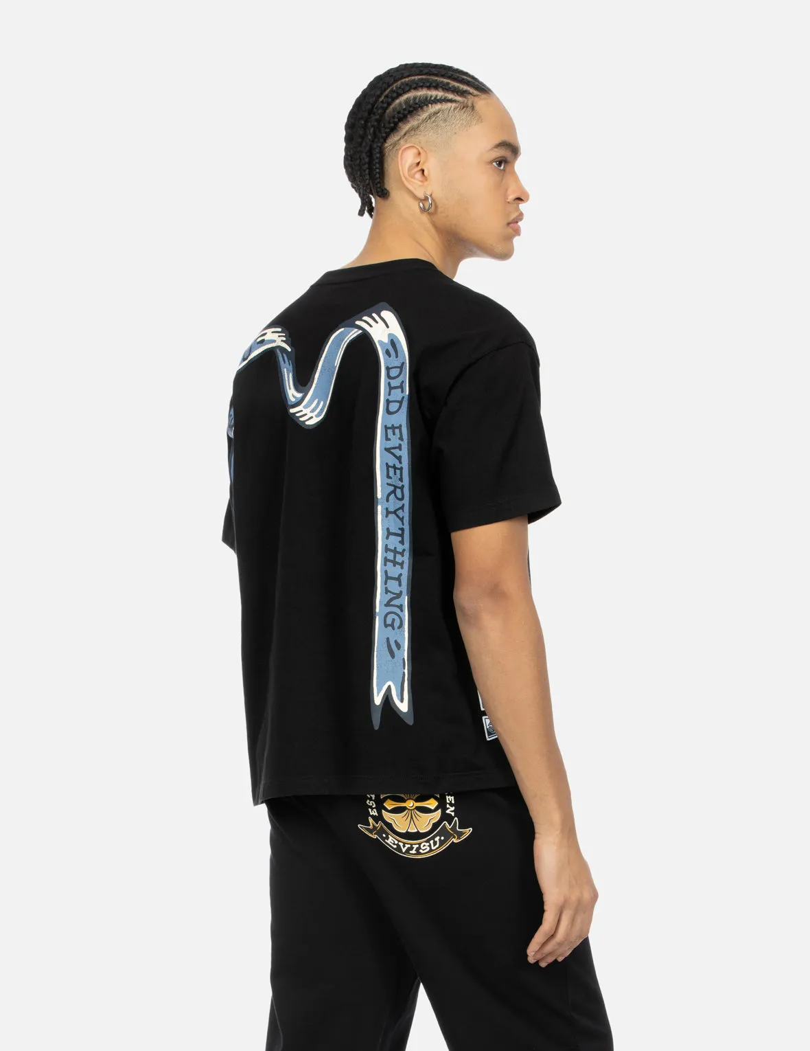SPRING/ SUMMER COLLECTION 2025 Logo and Ribbon Daicock Print Relax Fit T-shirt
