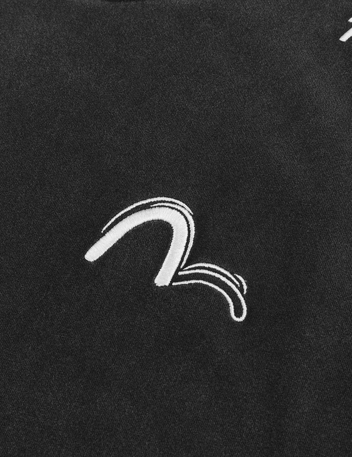 SPRING/ SUMMER COLLECTION 2025 Logo and Seagull Embroidery Oversized T-shirt