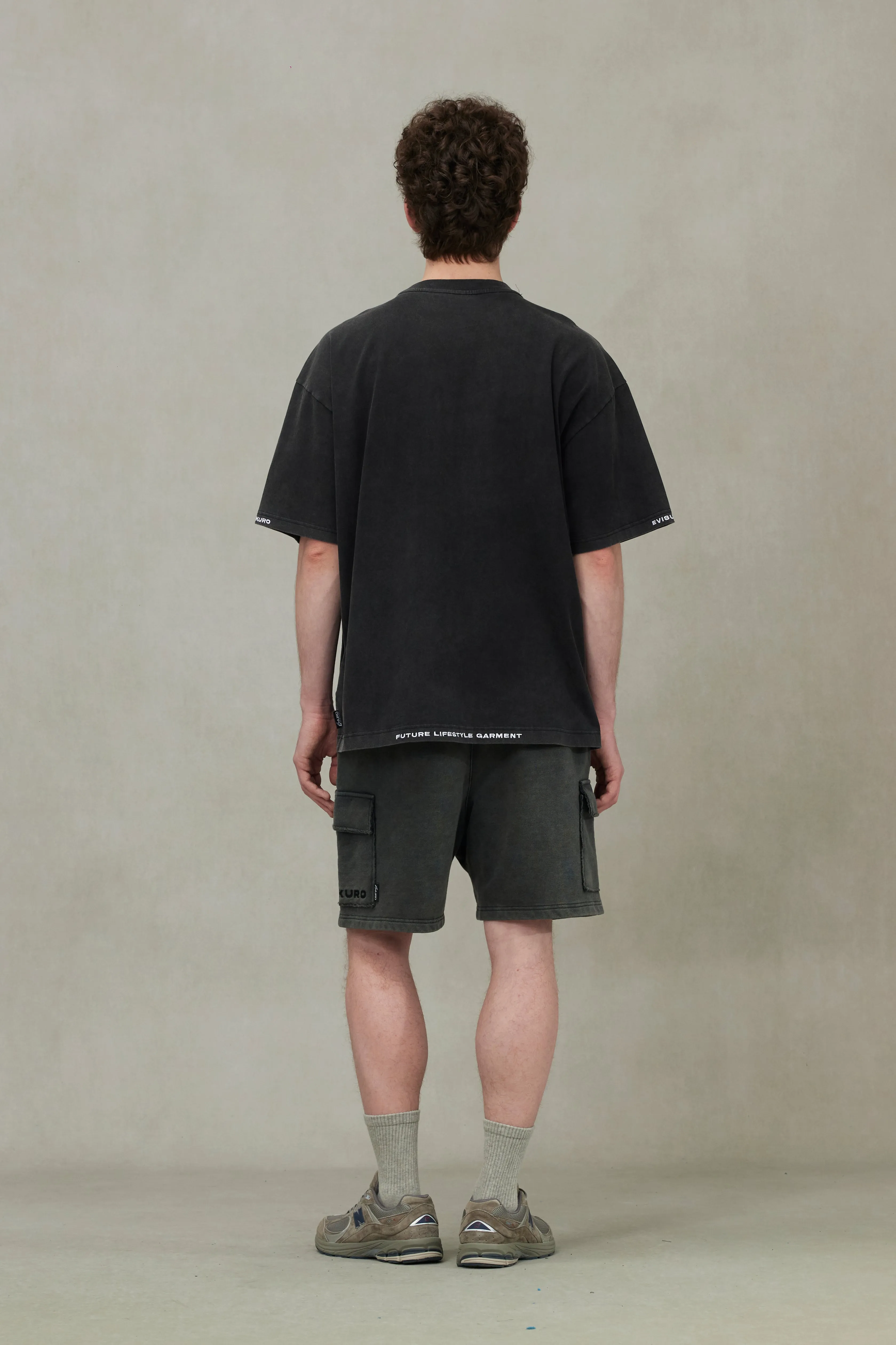SPRING/ SUMMER COLLECTION 2025 Logo and Seagull Embroidery Oversized T-shirt