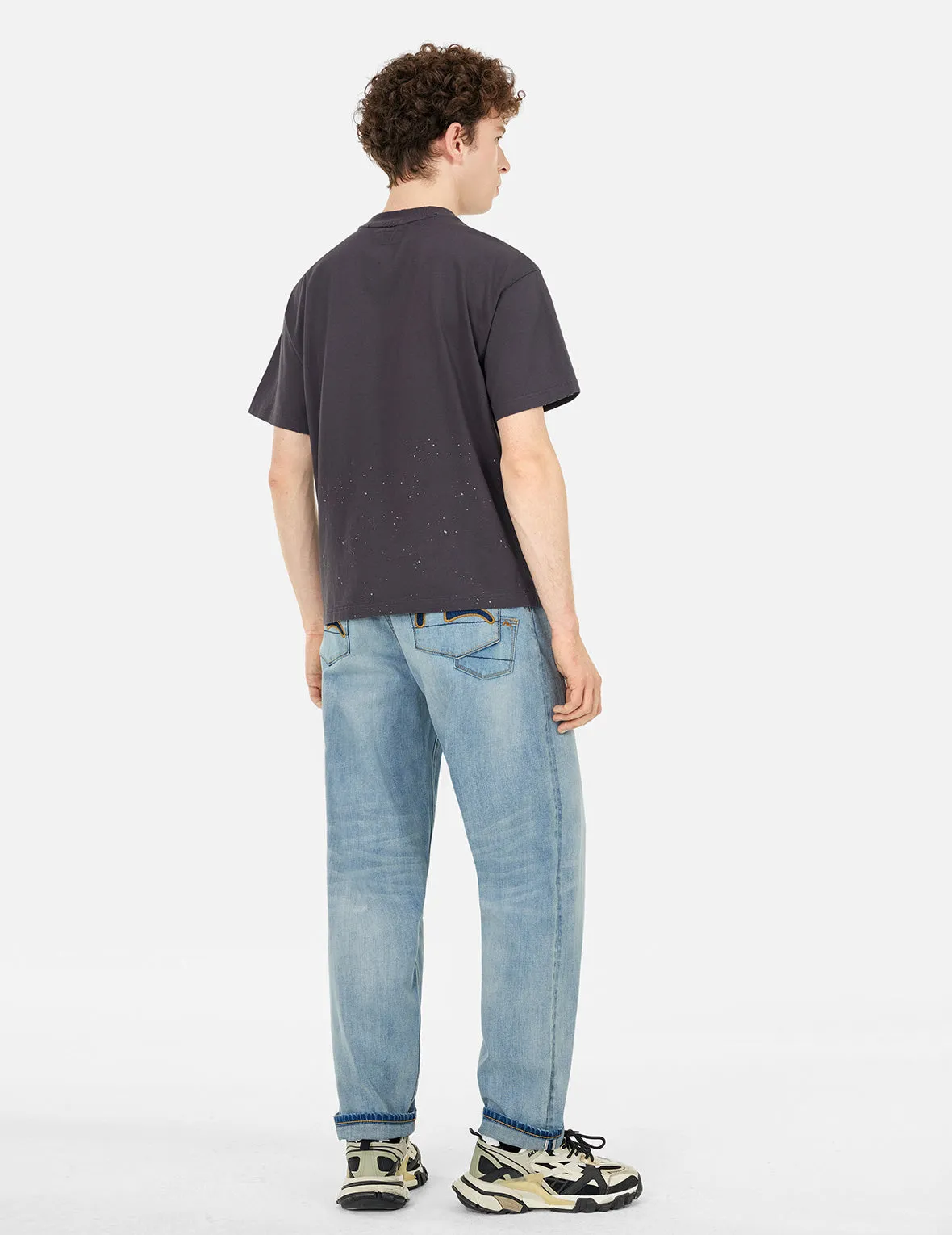 SPRING/ SUMMER COLLECTION 2025 Logo and Seagull Print Relax Fit T-shirt
