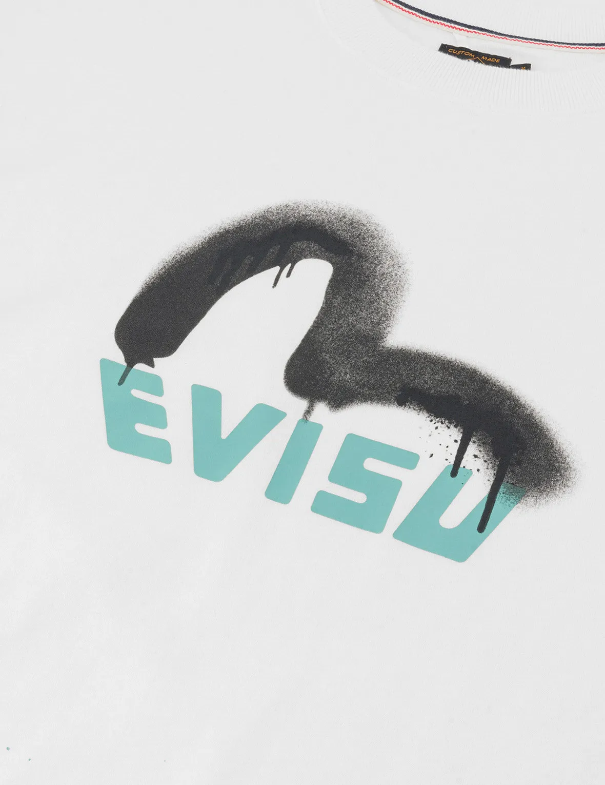 SPRING/ SUMMER COLLECTION 2025 Logo and Seagull Print Relax Fit T-shirt
