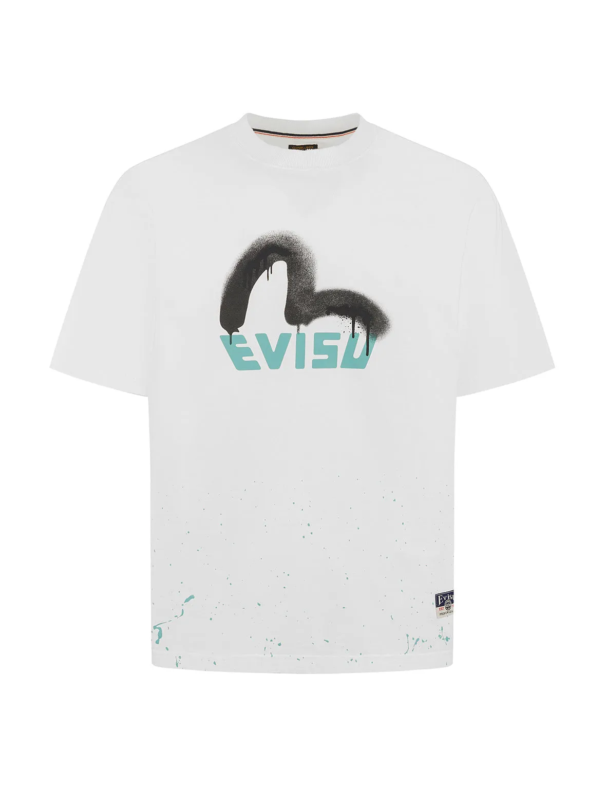 SPRING/ SUMMER COLLECTION 2025 Logo and Seagull Print Relax Fit T-shirt