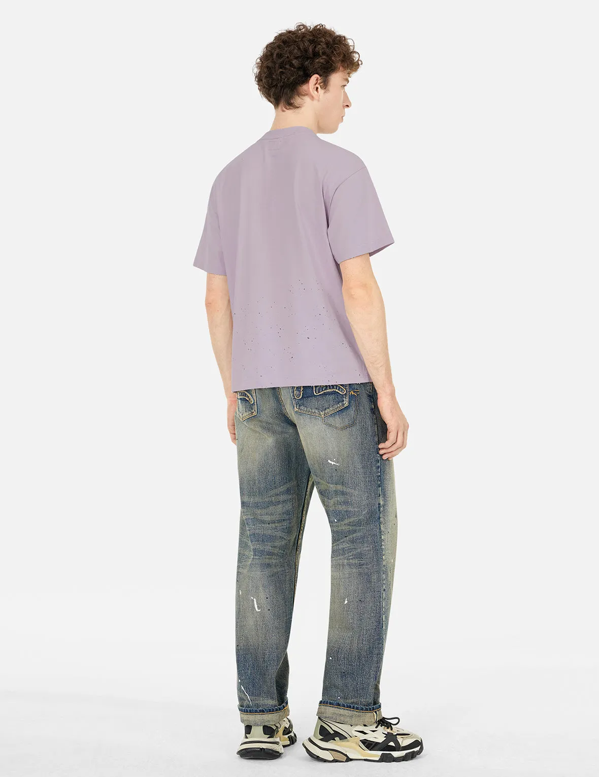 SPRING/ SUMMER COLLECTION 2025 Logo and Seagull Print Relax Fit T-shirt