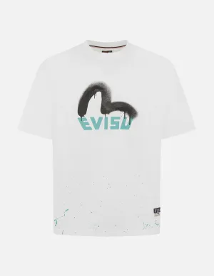 SPRING/ SUMMER COLLECTION 2025 Logo and Seagull Print Relax Fit T-shirt