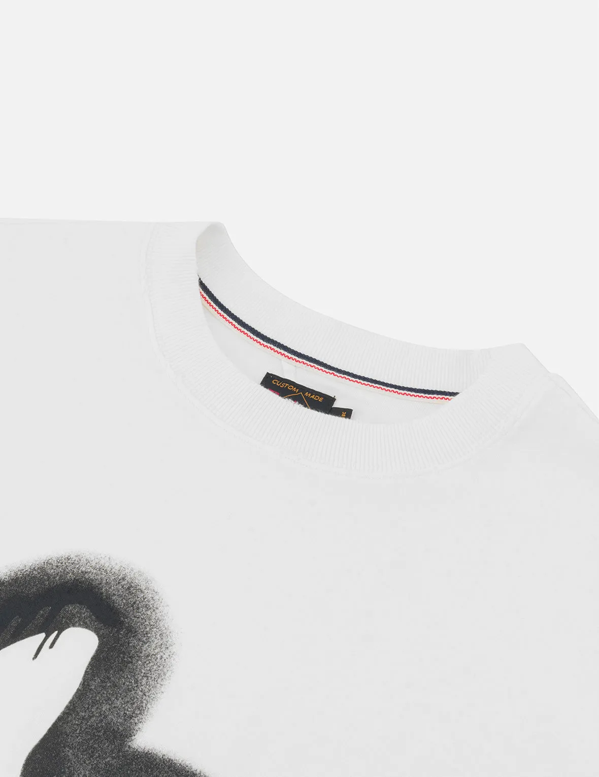 SPRING/ SUMMER COLLECTION 2025 Logo and Seagull Print Relax Fit T-shirt