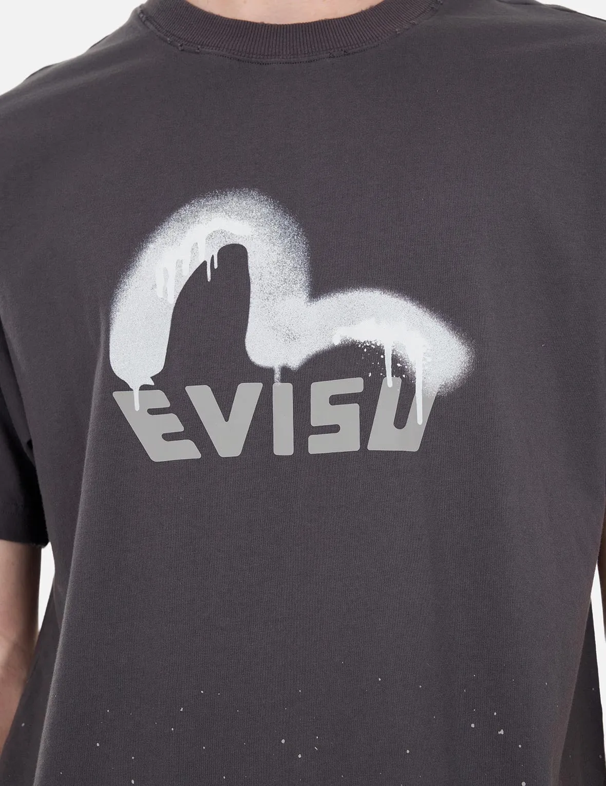 SPRING/ SUMMER COLLECTION 2025 Logo and Seagull Print Relax Fit T-shirt