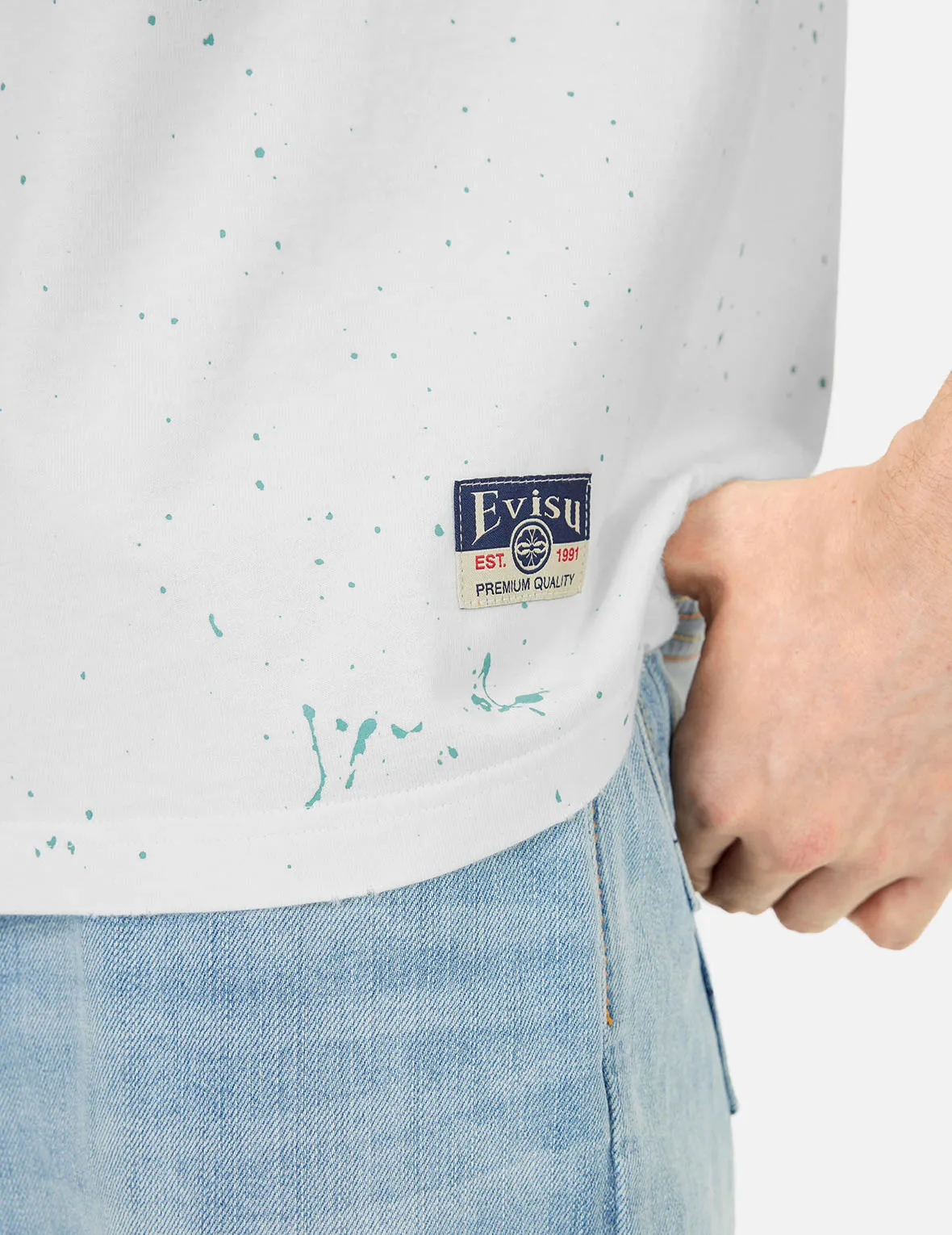 SPRING/ SUMMER COLLECTION 2025 Logo and Seagull Print Relax Fit T-shirt