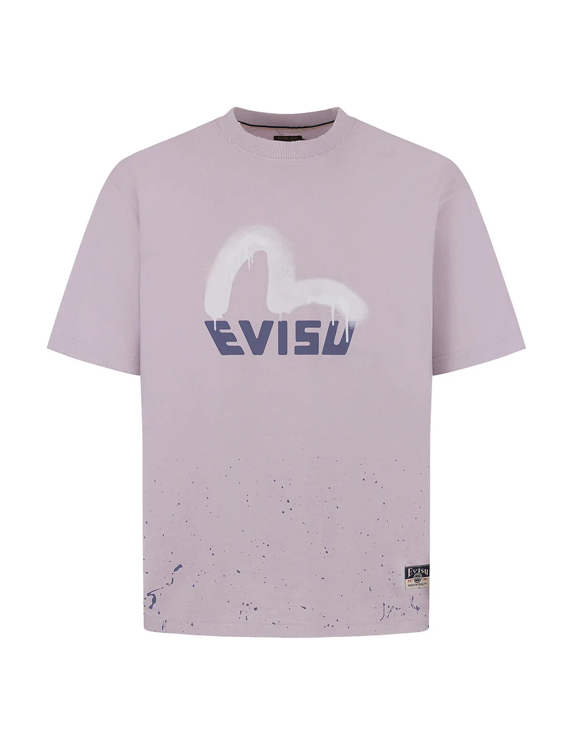 SPRING/ SUMMER COLLECTION 2025 Logo and Seagull Print Relax Fit T-shirt