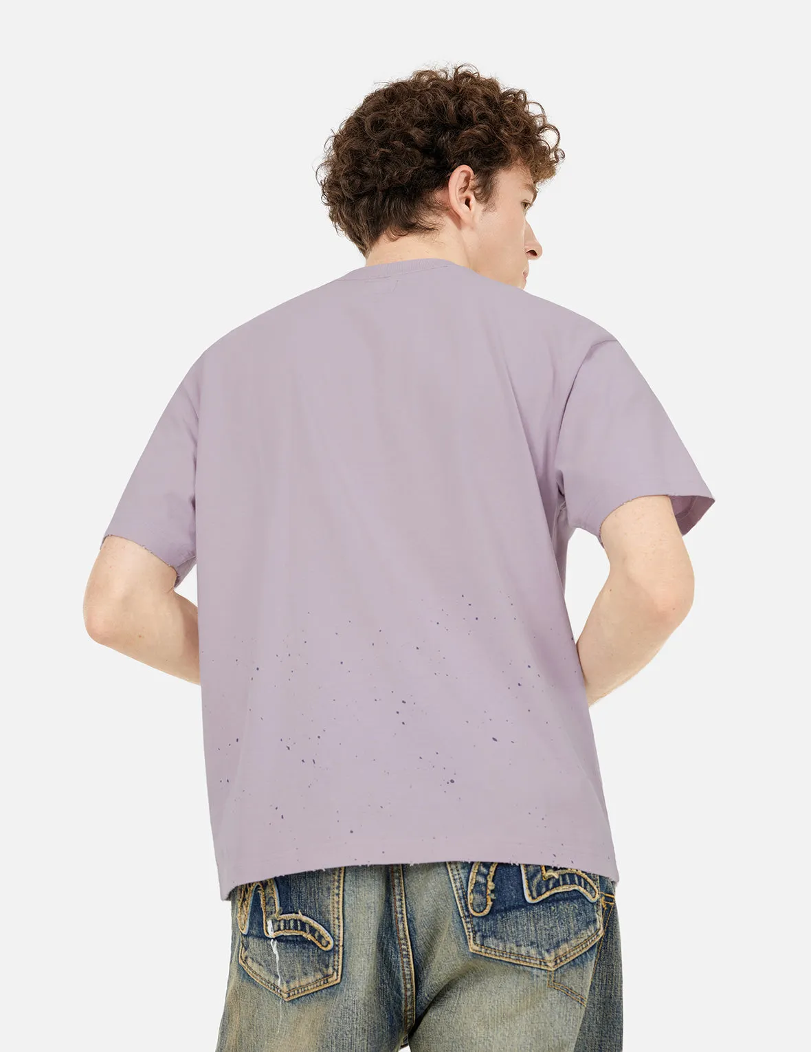 SPRING/ SUMMER COLLECTION 2025 Logo and Seagull Print Relax Fit T-shirt