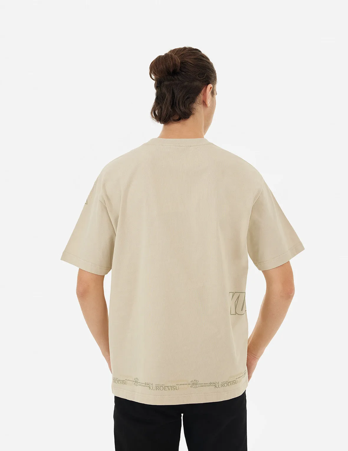 SPRING/ SUMMER COLLECTION 2025 Logo and Slogan Print Fashion Fit T-Shirt