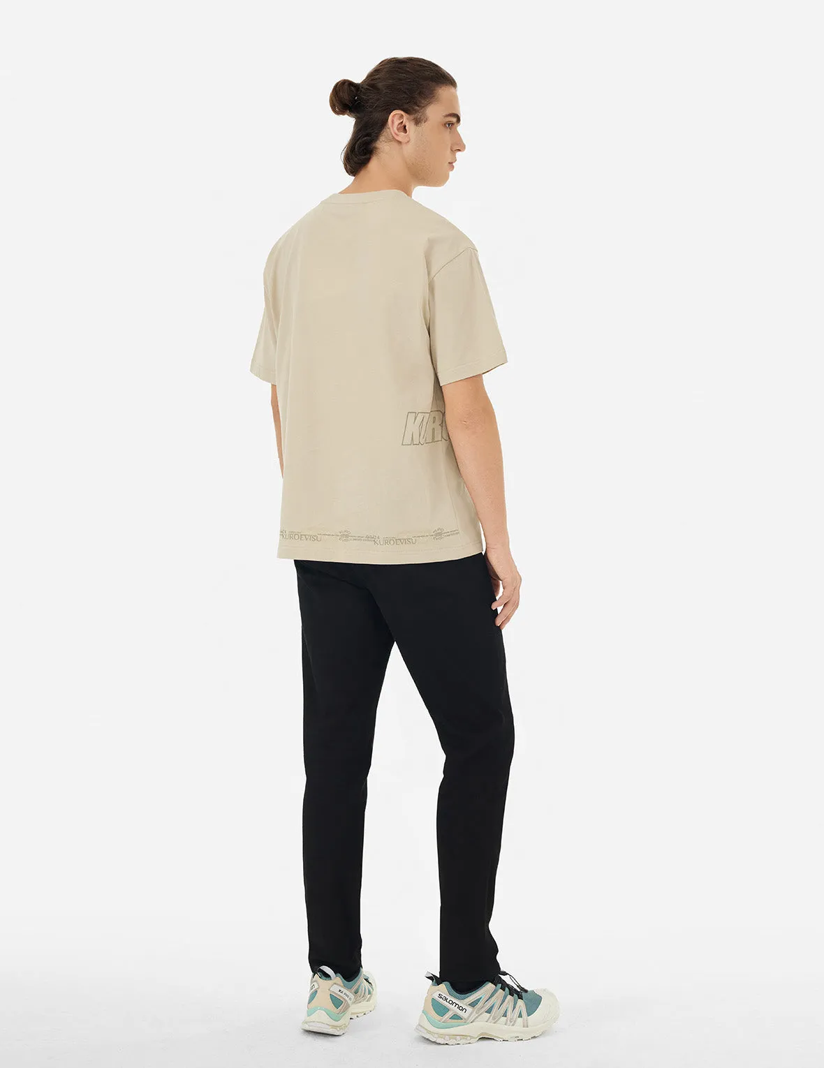 SPRING/ SUMMER COLLECTION 2025 Logo and Slogan Print Fashion Fit T-Shirt