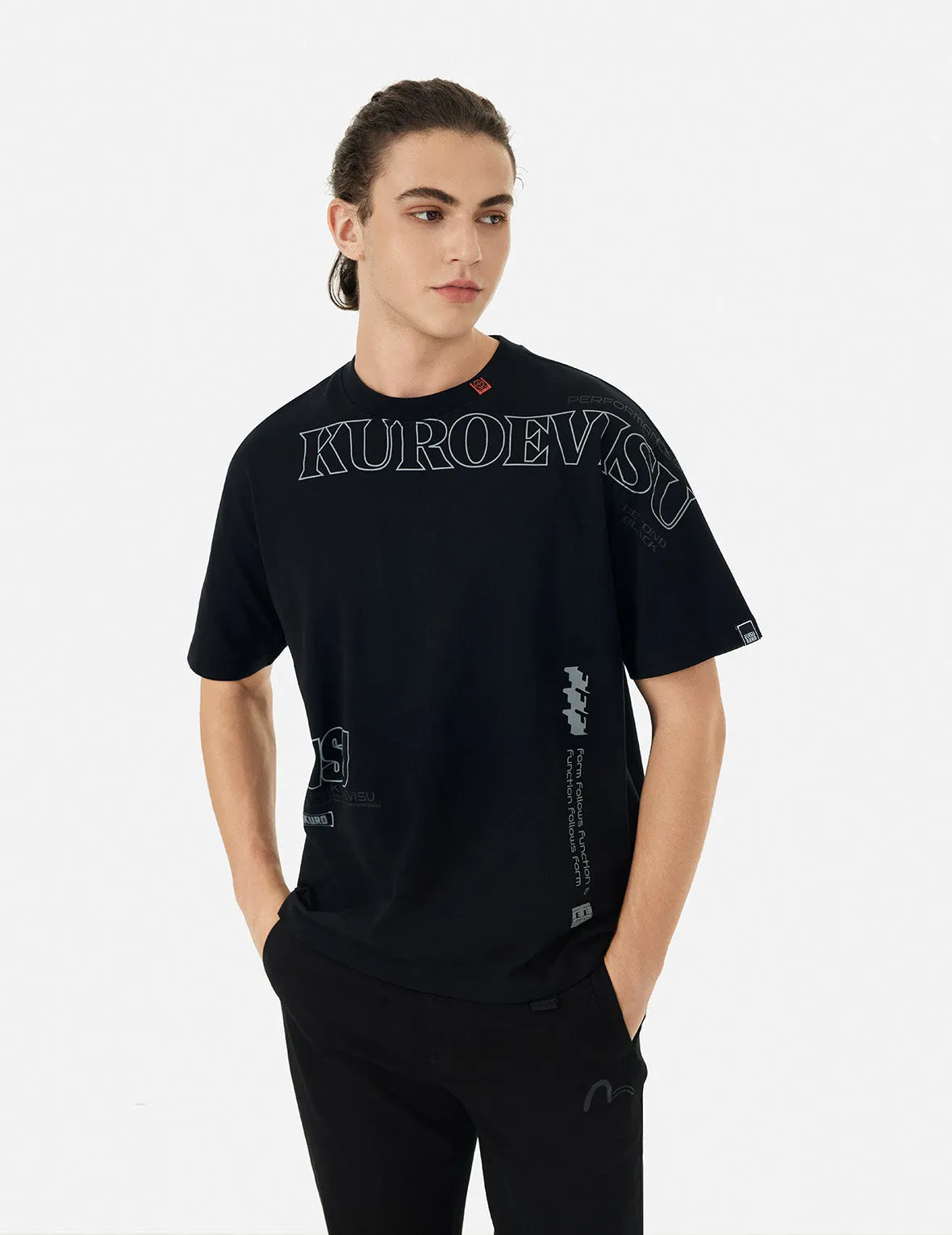 SPRING/ SUMMER COLLECTION 2025 Logo and Slogan Print Fashion Fit T-Shirt