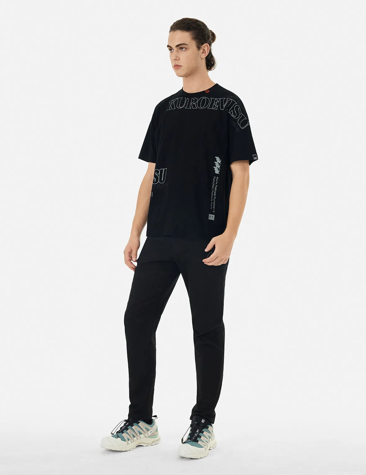 SPRING/ SUMMER COLLECTION 2025 Logo and Slogan Print Fashion Fit T-Shirt