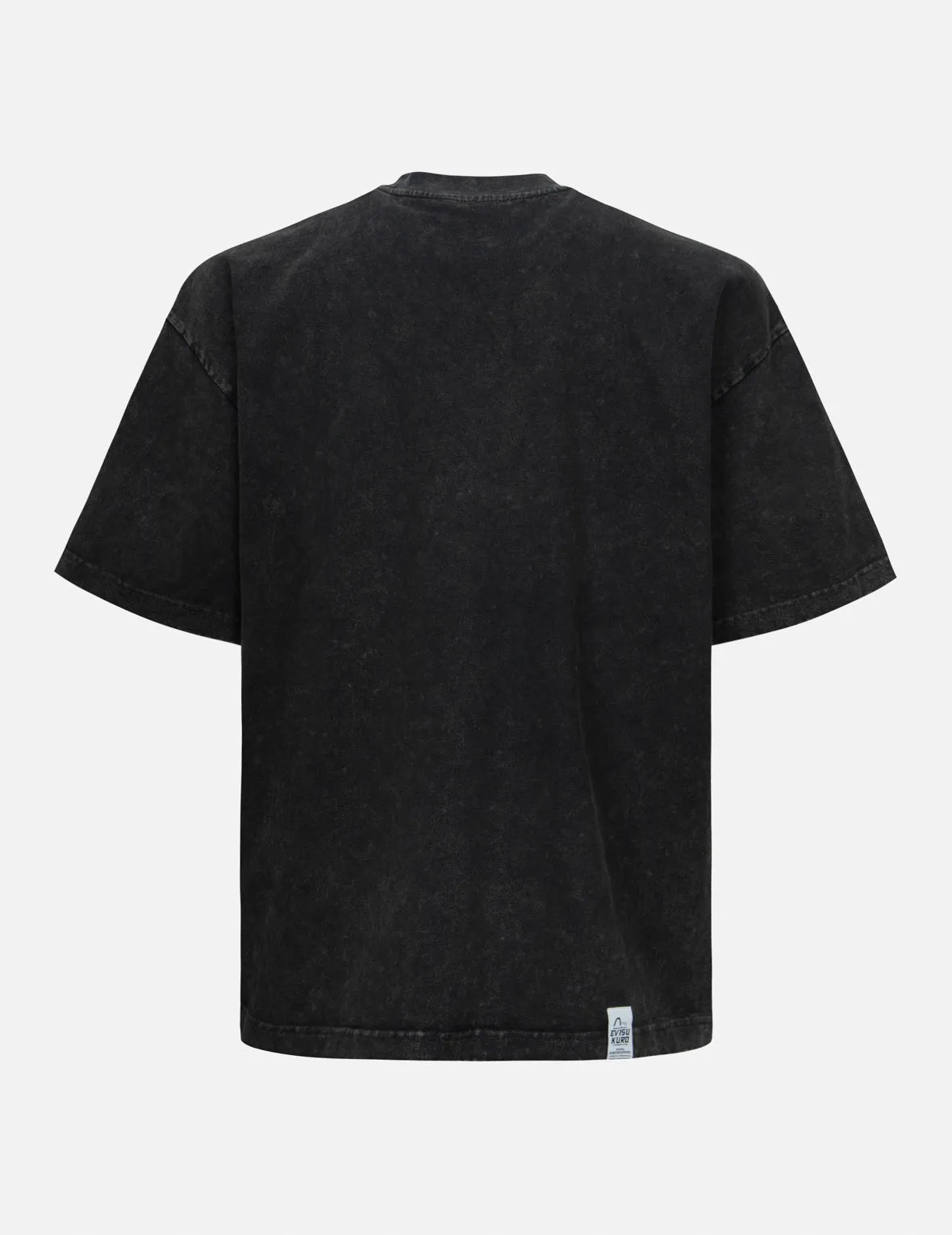 SPRING/ SUMMER COLLECTION 2025 Logo and Slogan Print Oversized Pigment Dye T-Shirt