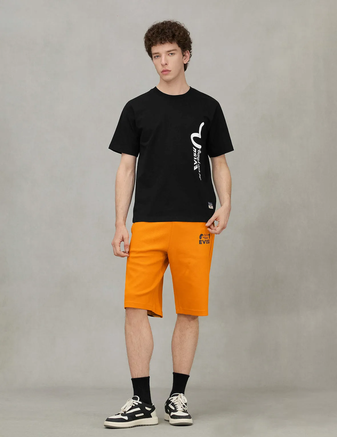 SPRING/ SUMMER COLLECTION 2025 Logo and Slogan Print Regular Fit T-shirt