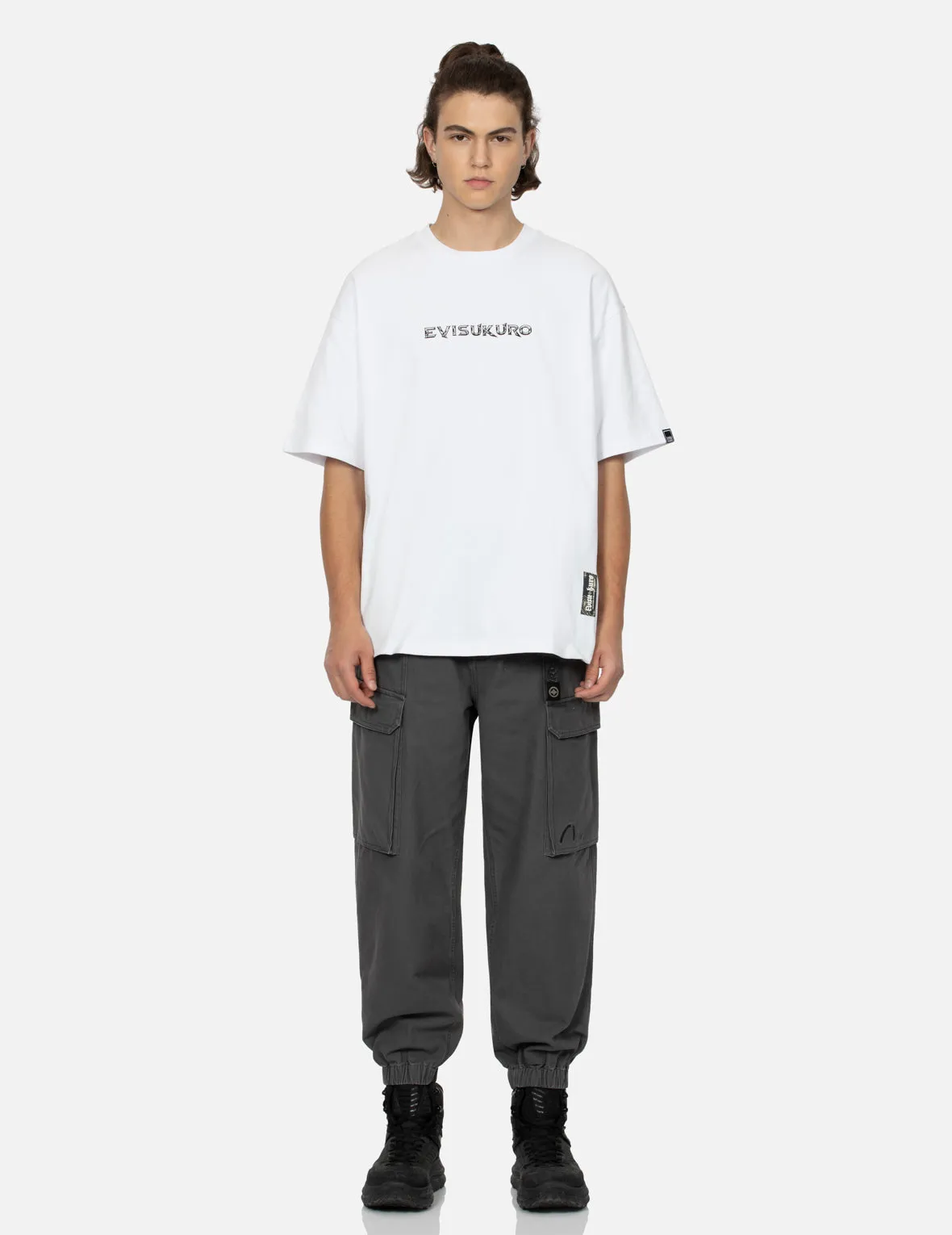 SPRING/ SUMMER COLLECTION 2025 Logo and Slogan Prints Loose Fit T-shirt