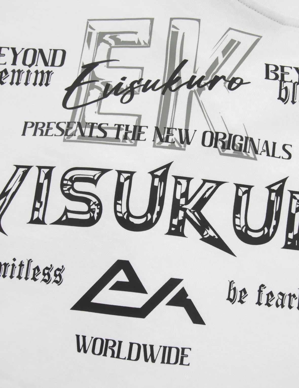 SPRING/ SUMMER COLLECTION 2025 Logo and Slogan Prints Loose Fit T-shirt