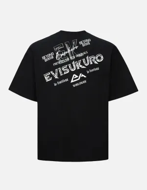 SPRING/ SUMMER COLLECTION 2025 Logo and Slogan Prints Loose Fit T-shirt
