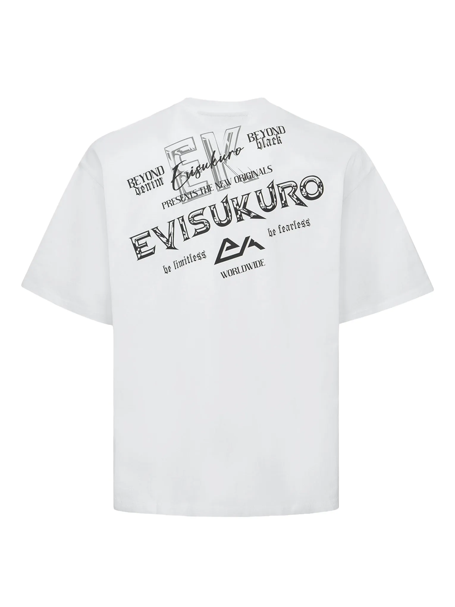SPRING/ SUMMER COLLECTION 2025 Logo and Slogan Prints Loose Fit T-shirt