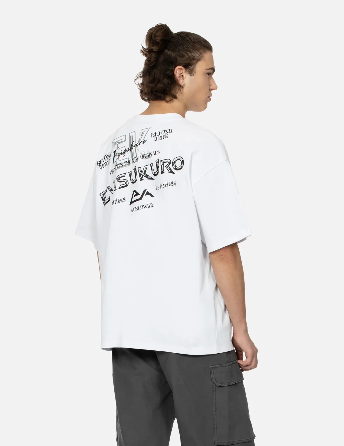 SPRING/ SUMMER COLLECTION 2025 Logo and Slogan Prints Loose Fit T-shirt