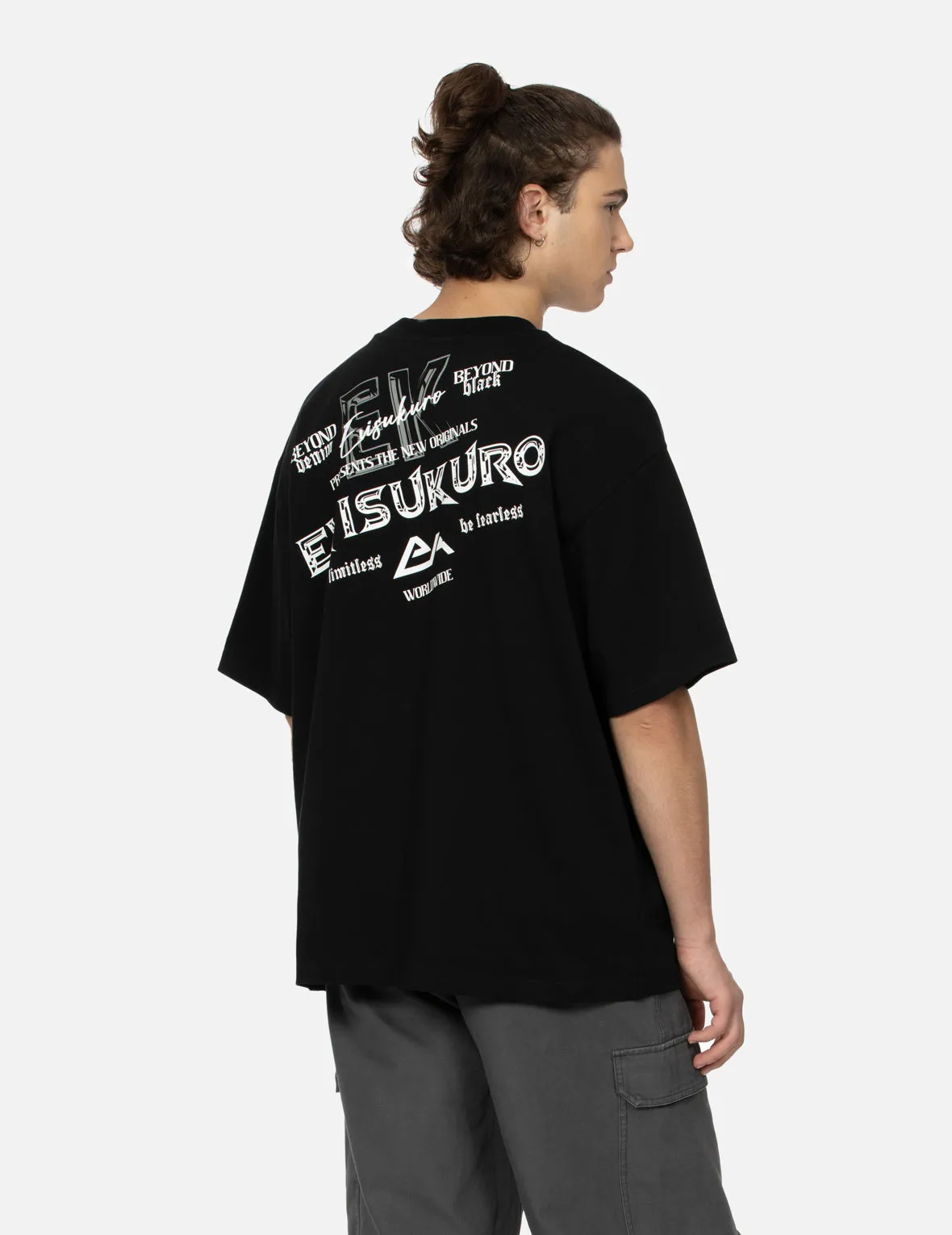 SPRING/ SUMMER COLLECTION 2025 Logo and Slogan Prints Loose Fit T-shirt