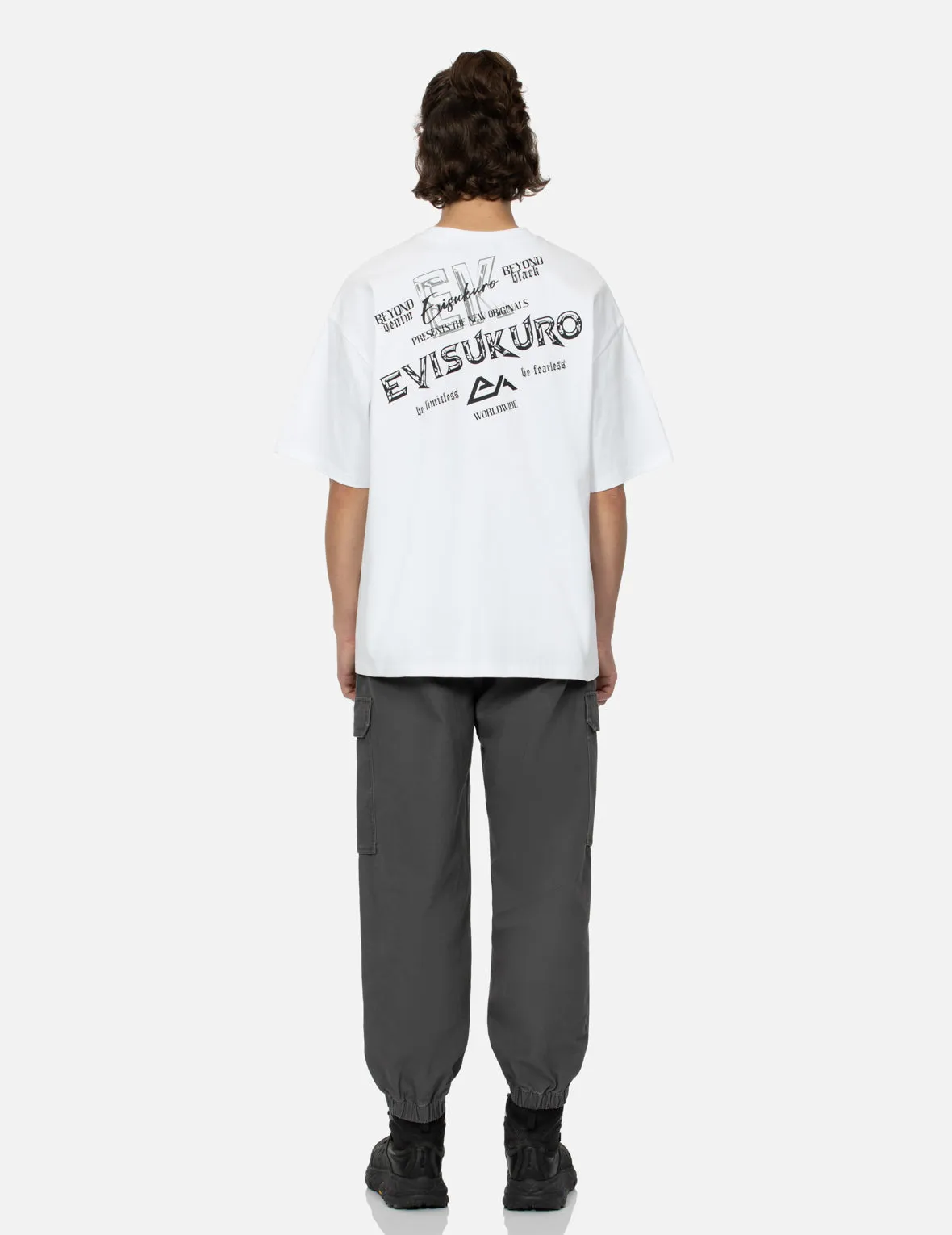 SPRING/ SUMMER COLLECTION 2025 Logo and Slogan Prints Loose Fit T-shirt