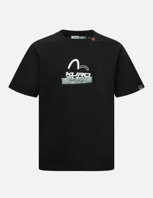 SPRING/ SUMMER COLLECTION 2025 Logo and Tape Print Regular Fit T-shirt
