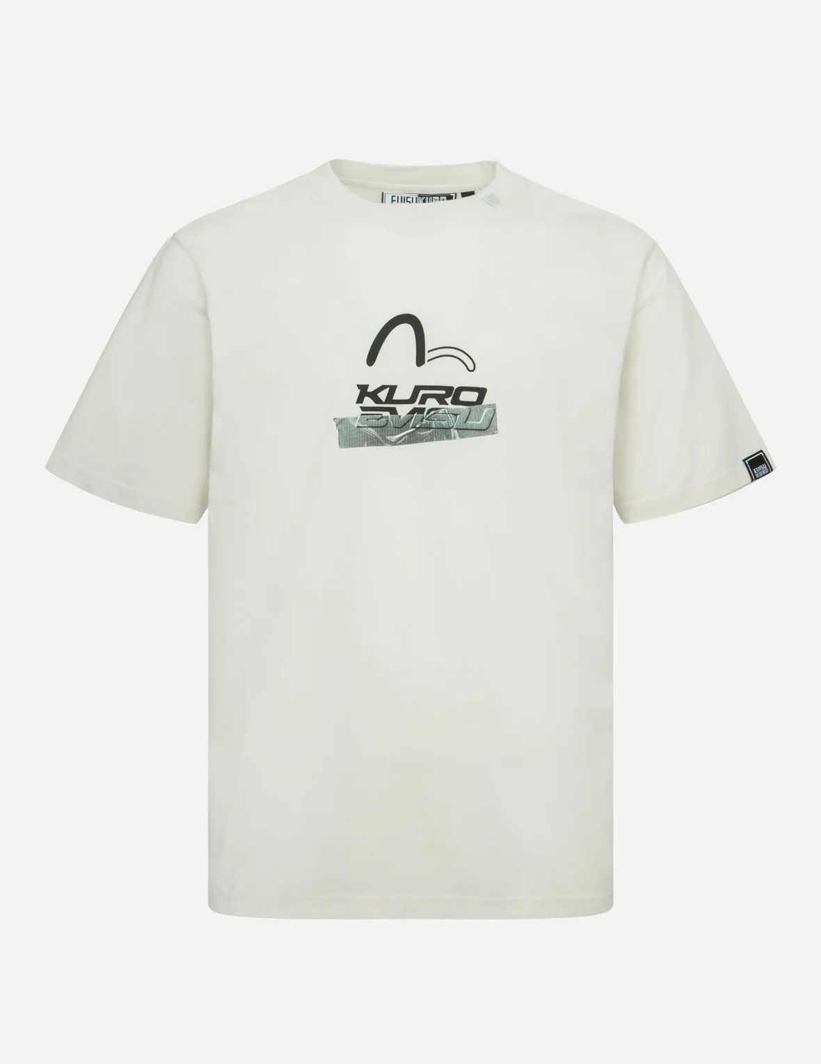 SPRING/ SUMMER COLLECTION 2025 Logo and Tape Print Regular Fit T-shirt