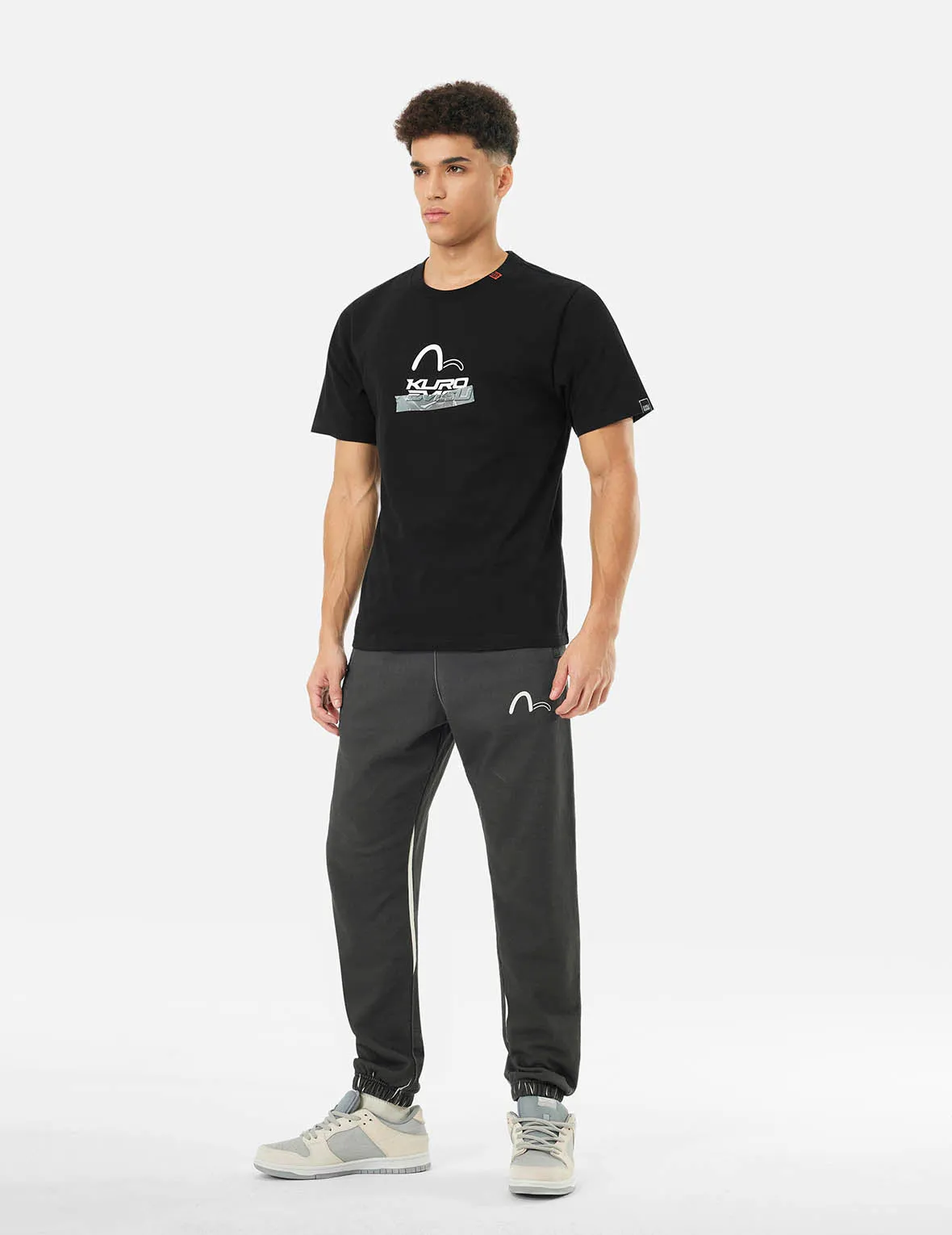 SPRING/ SUMMER COLLECTION 2025 Logo and Tape Print Regular Fit T-shirt