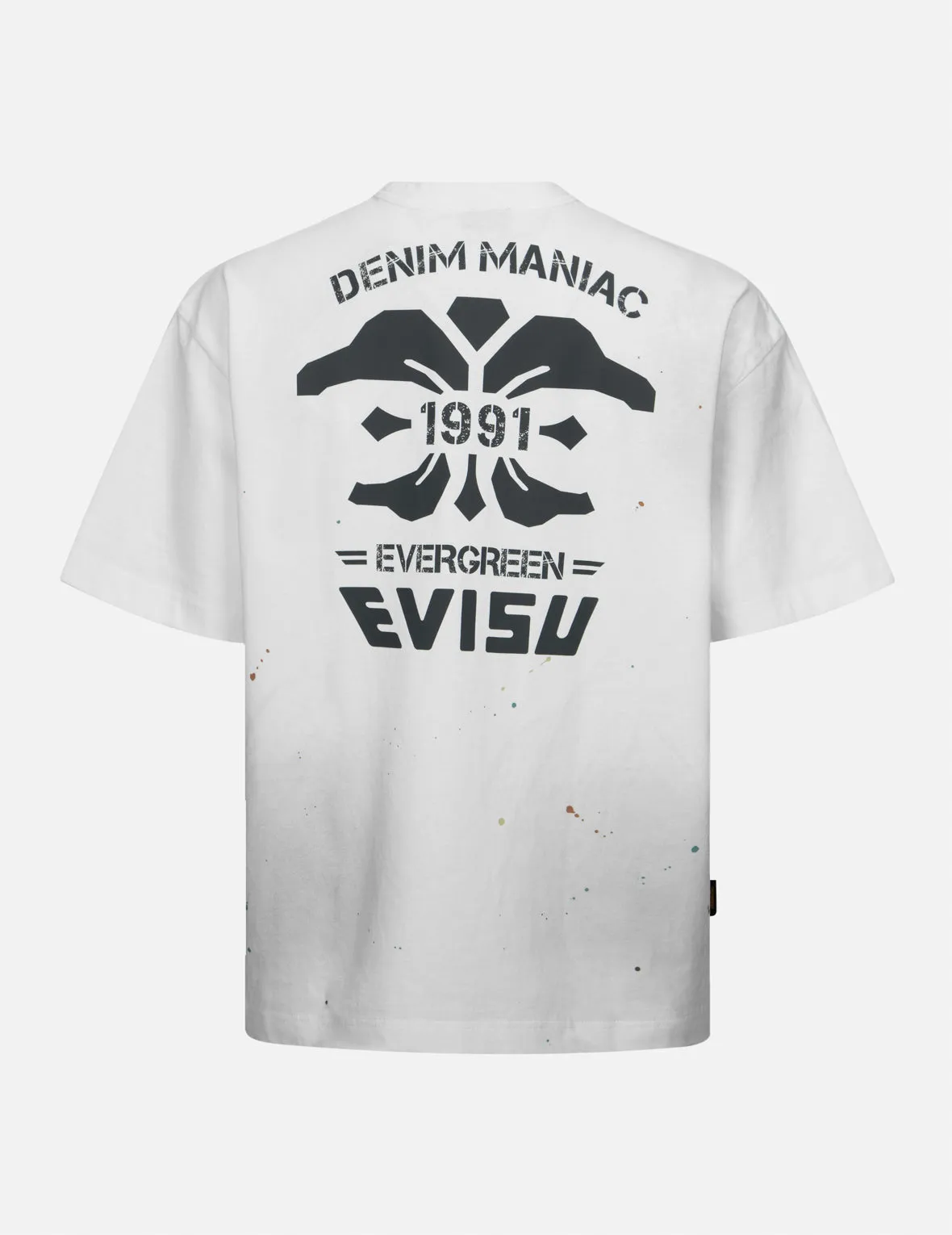 SPRING/ SUMMER COLLECTION 2025 Logo Embroidery and Multi-print Loose Fit T-shirt