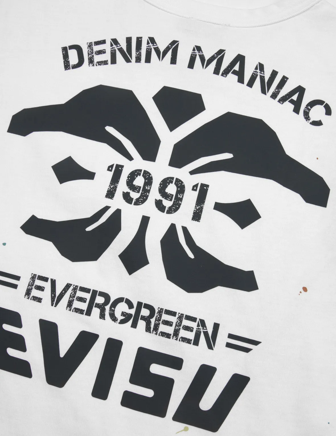 SPRING/ SUMMER COLLECTION 2025 Logo Embroidery and Multi-print Loose Fit T-shirt