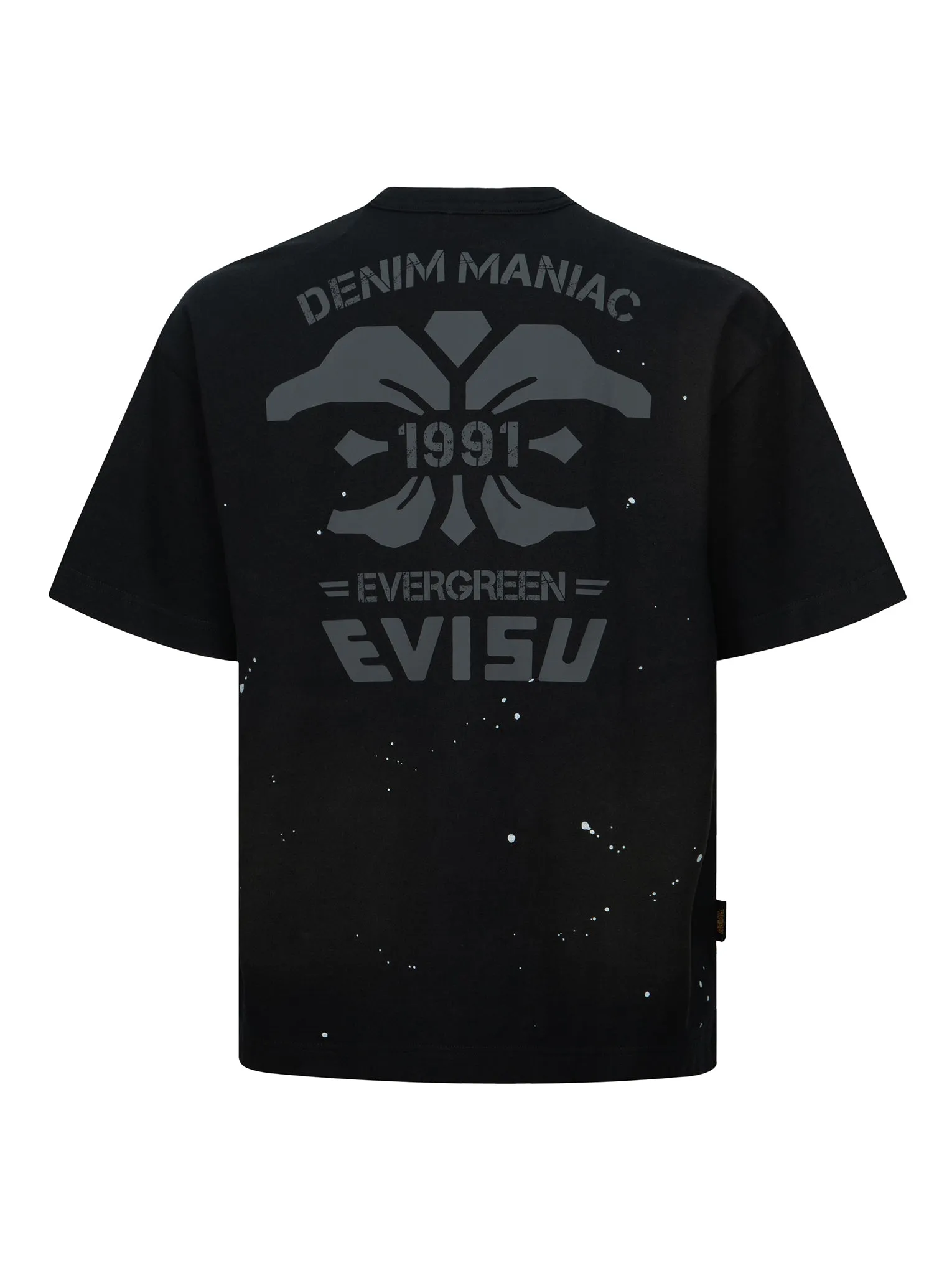 SPRING/ SUMMER COLLECTION 2025 Logo Embroidery and Multi-print Loose Fit T-shirt