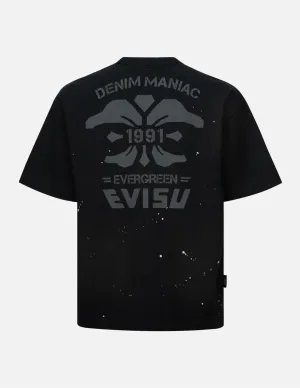 SPRING/ SUMMER COLLECTION 2025 Logo Embroidery and Multi-print Loose Fit T-shirt