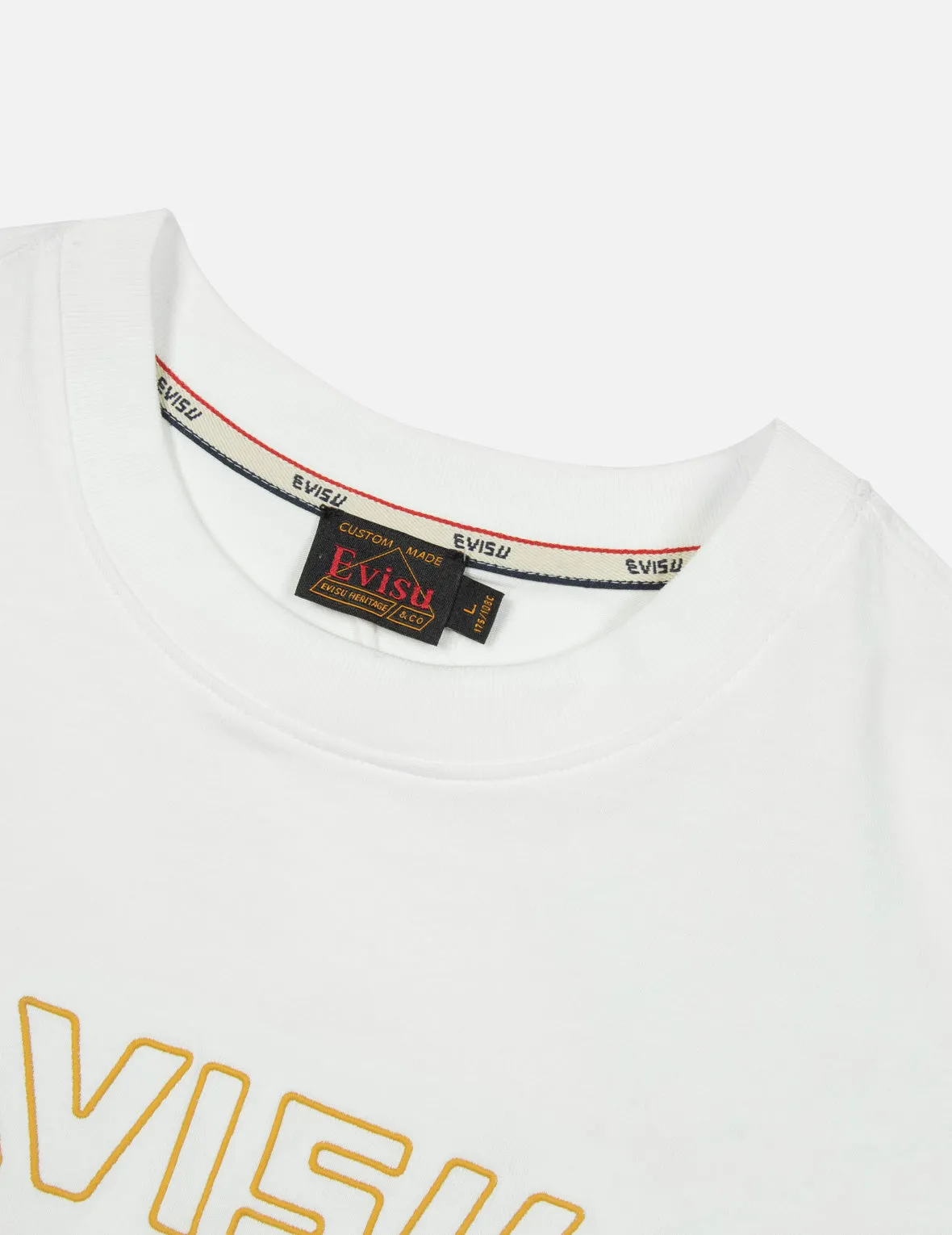 SPRING/ SUMMER COLLECTION 2025 Logo Embroidery and "Soaring Seagull and Dancing Carp" Print Relax Fit T-shirt