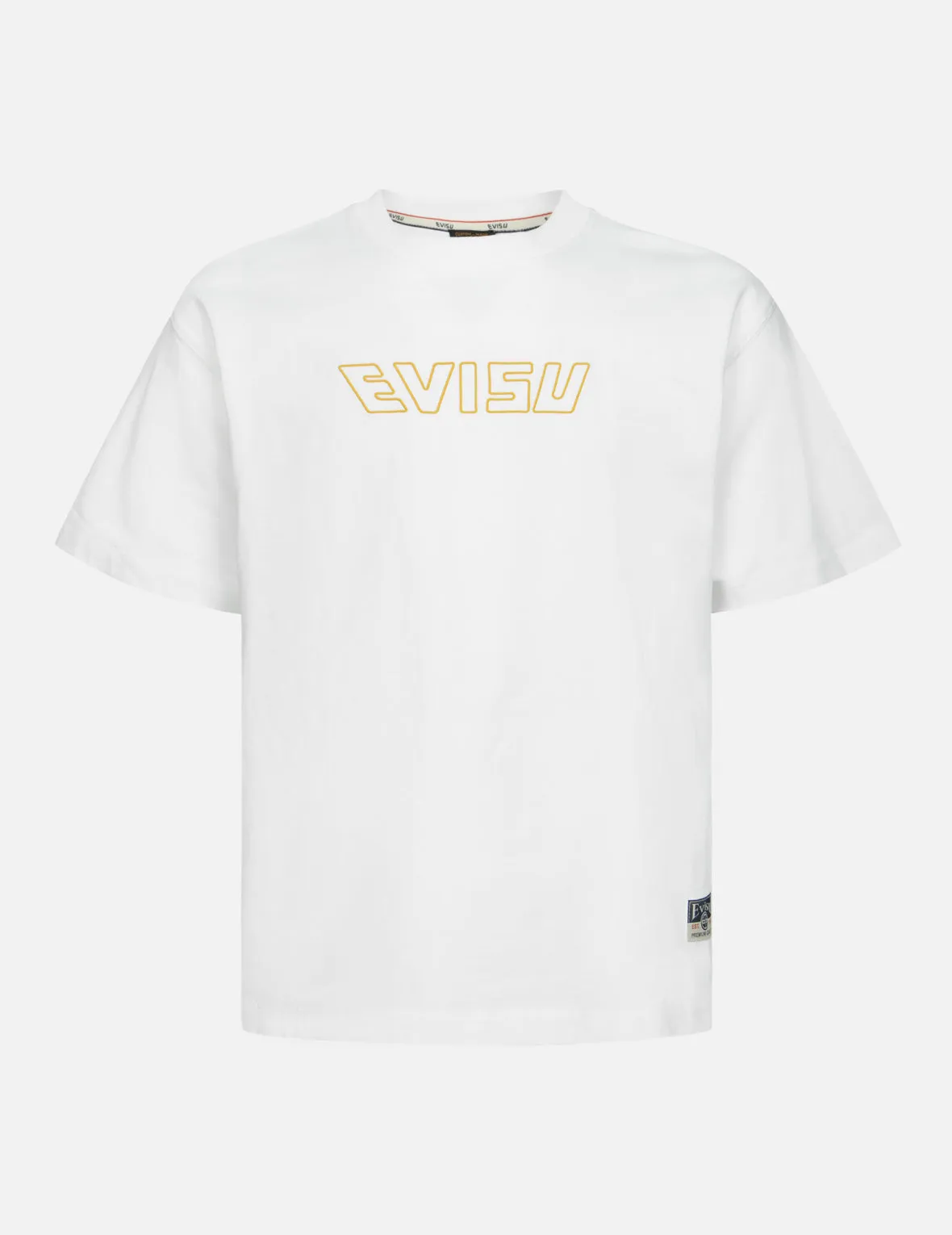 SPRING/ SUMMER COLLECTION 2025 Logo Embroidery and "Soaring Seagull and Dancing Carp" Print Relax Fit T-shirt