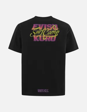 SPRING/ SUMMER COLLECTION 2025 Logo Embroidery and Surf Camp Print Regular Fit T-shirt