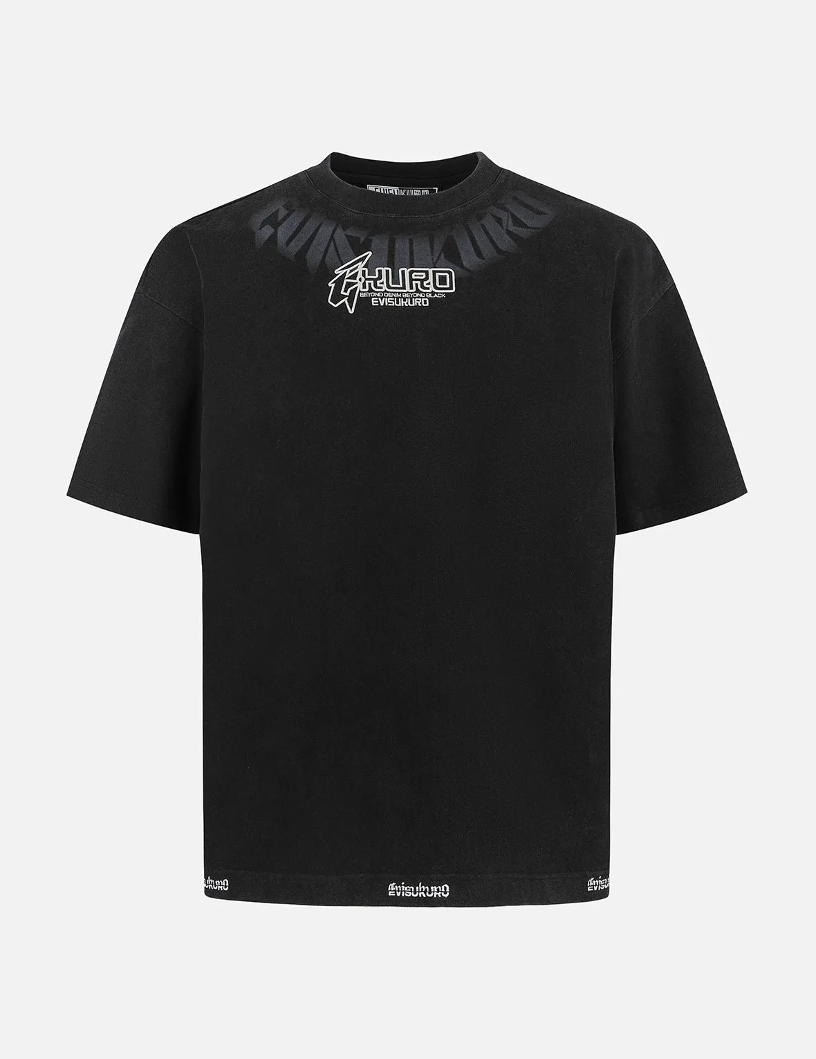 SPRING/ SUMMER COLLECTION 2025 Logo embroidery Oversized Washed T-Shirt
