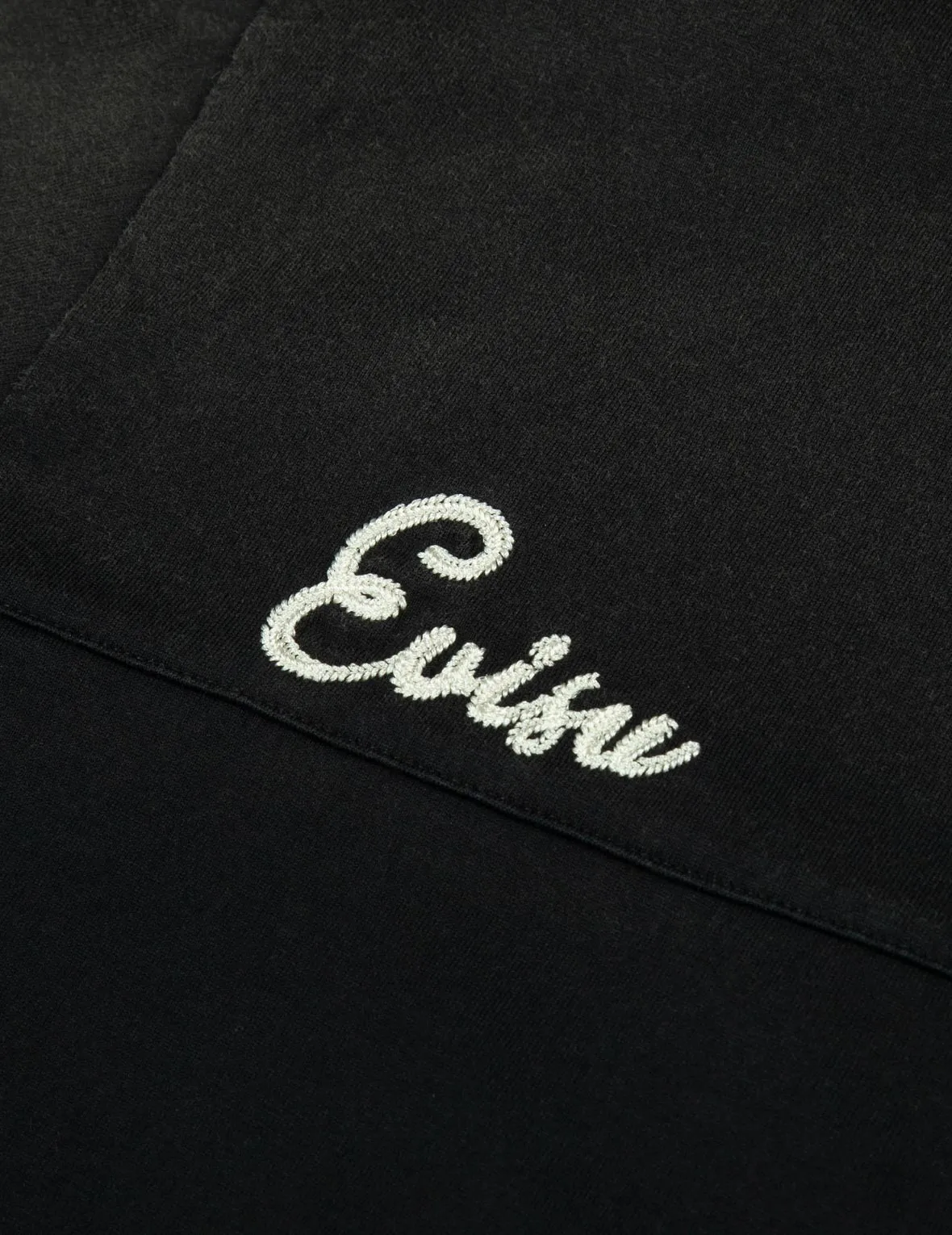 SPRING/ SUMMER COLLECTION 2025 Logo Embroidery Paneling Boxy T-shirt