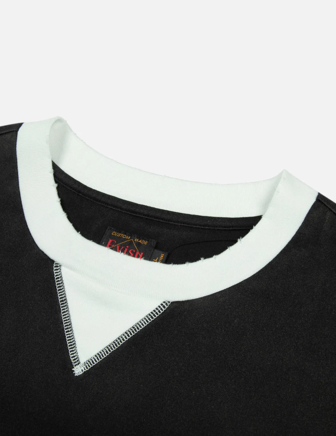 SPRING/ SUMMER COLLECTION 2025 Logo Embroidery Paneling Boxy T-shirt