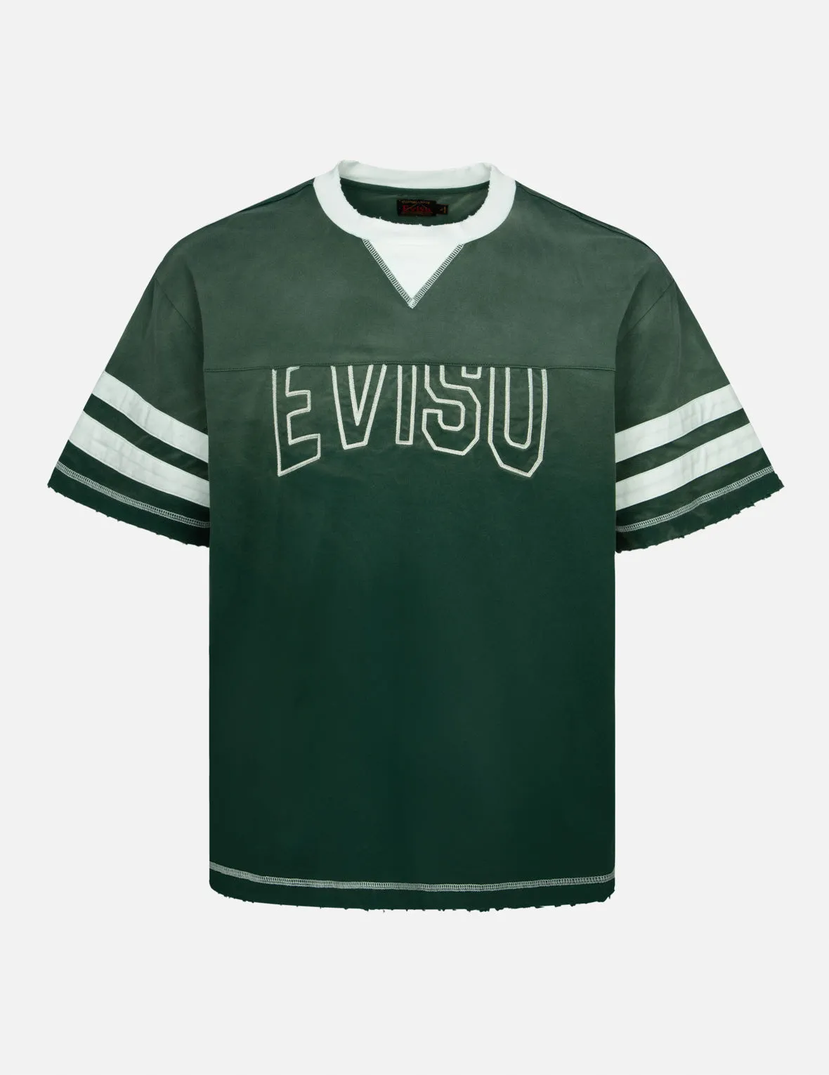 SPRING/ SUMMER COLLECTION 2025 Logo Embroidery Paneling Boxy T-shirt