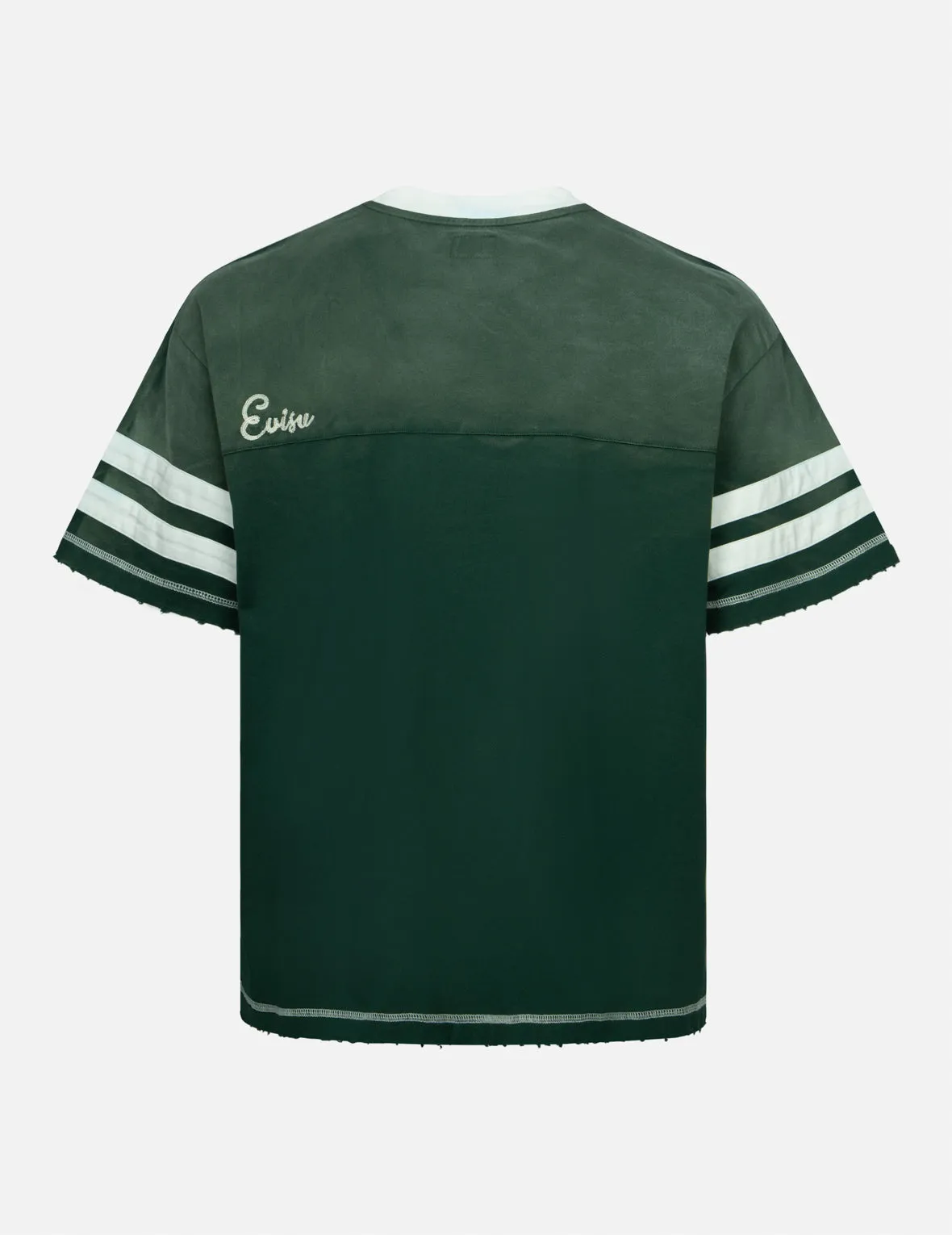 SPRING/ SUMMER COLLECTION 2025 Logo Embroidery Paneling Boxy T-shirt