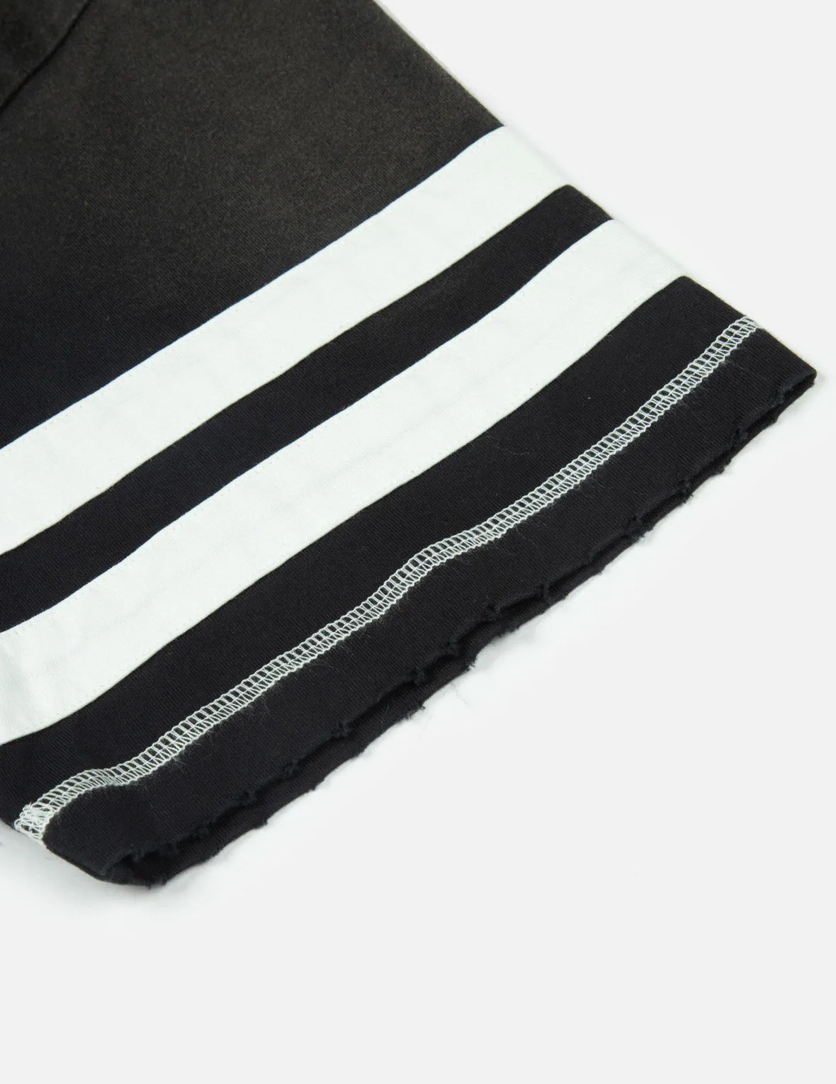 SPRING/ SUMMER COLLECTION 2025 Logo Embroidery Paneling Boxy T-shirt