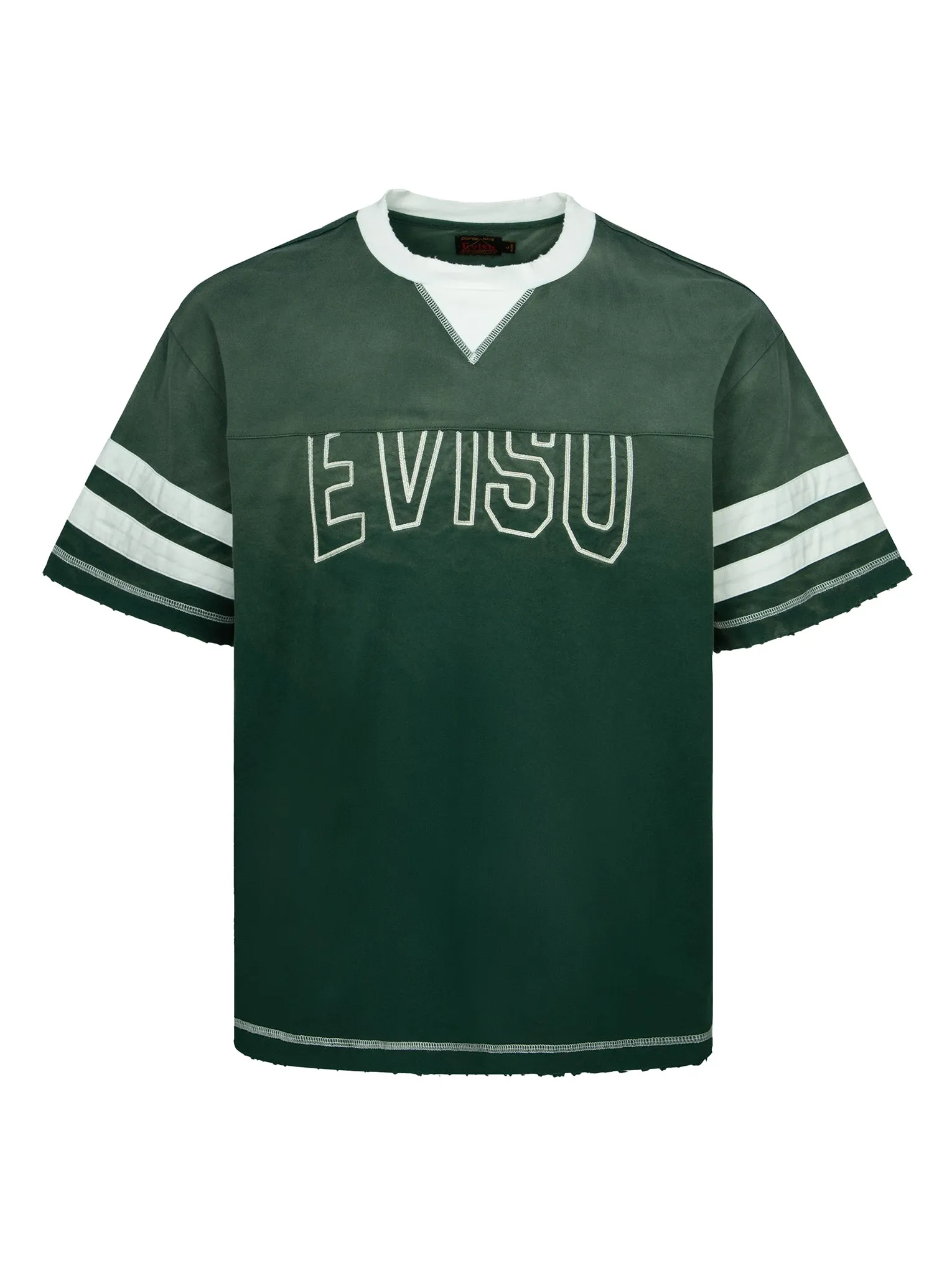 SPRING/ SUMMER COLLECTION 2025 Logo Embroidery Paneling Boxy T-shirt