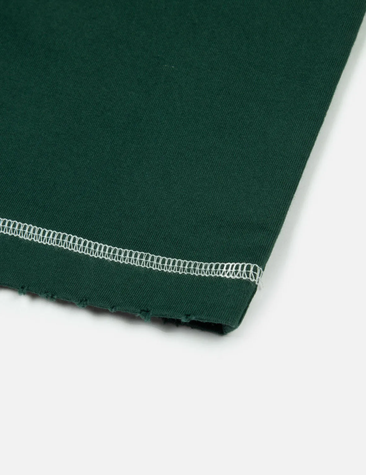 SPRING/ SUMMER COLLECTION 2025 Logo Embroidery Paneling Boxy T-shirt