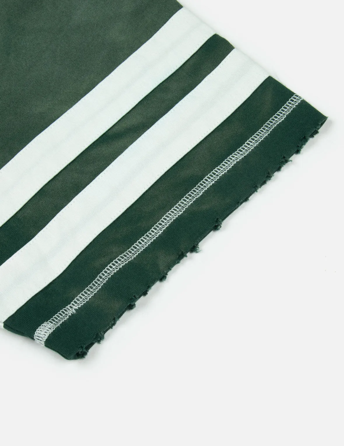 SPRING/ SUMMER COLLECTION 2025 Logo Embroidery Paneling Boxy T-shirt