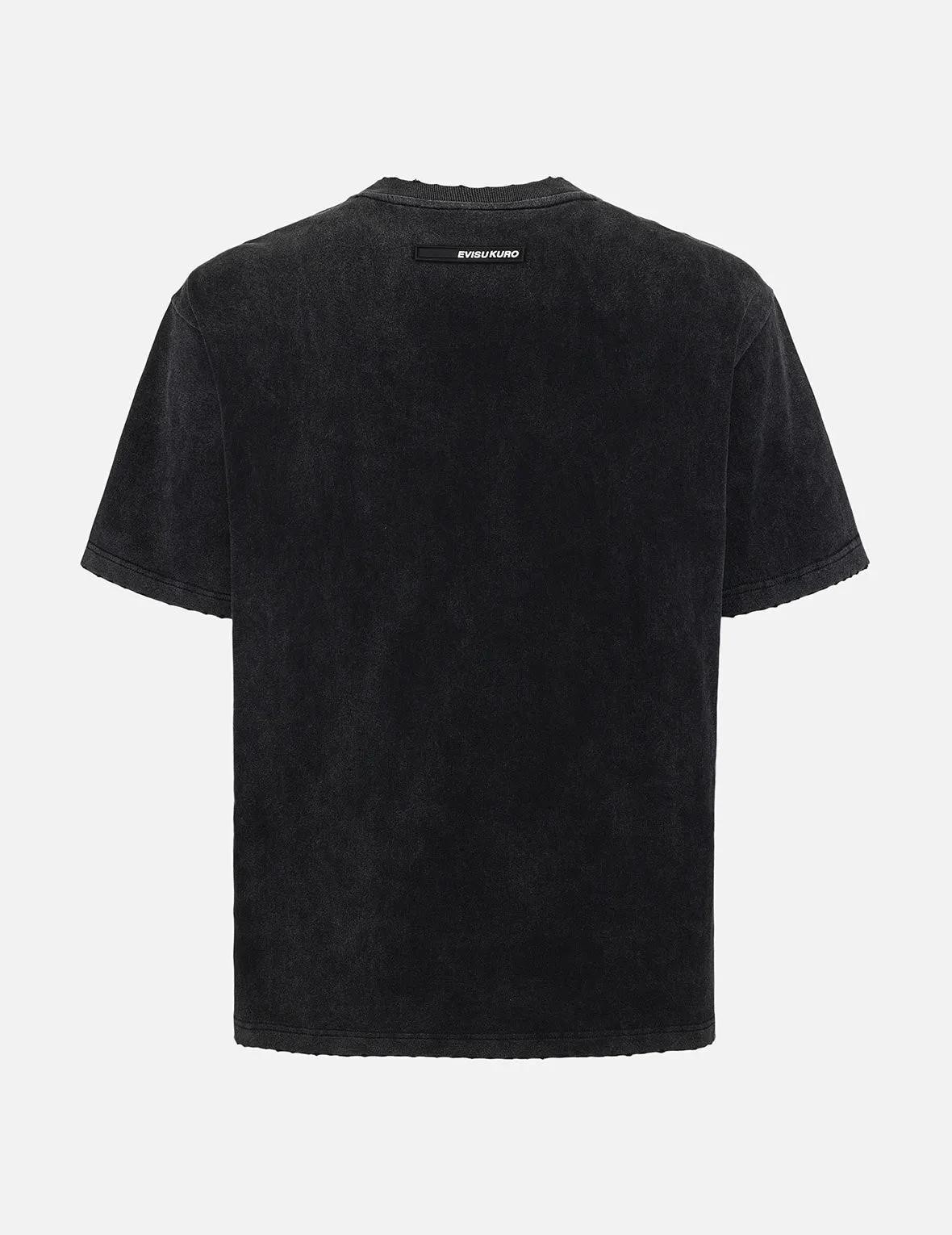SPRING/ SUMMER COLLECTION 2025 Logo Embroidery Regular Fit Acid-Wash T-Shirt
