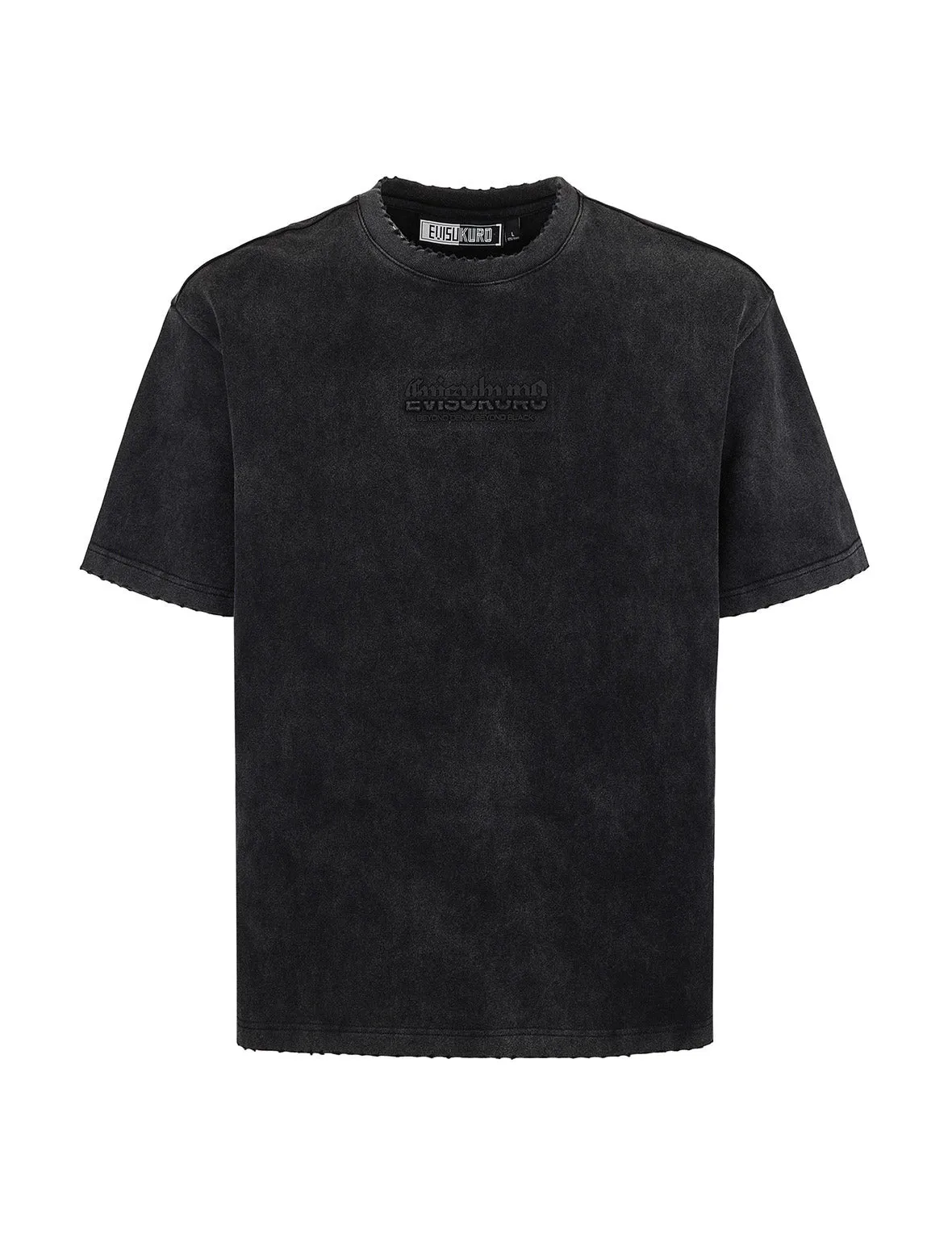 SPRING/ SUMMER COLLECTION 2025 Logo Embroidery Regular Fit Acid-Wash T-Shirt