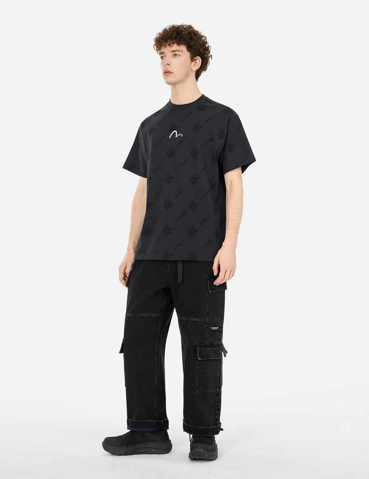 SPRING/ SUMMER COLLECTION 2025 Monogram Logo Print Relax Fit T-shirt
