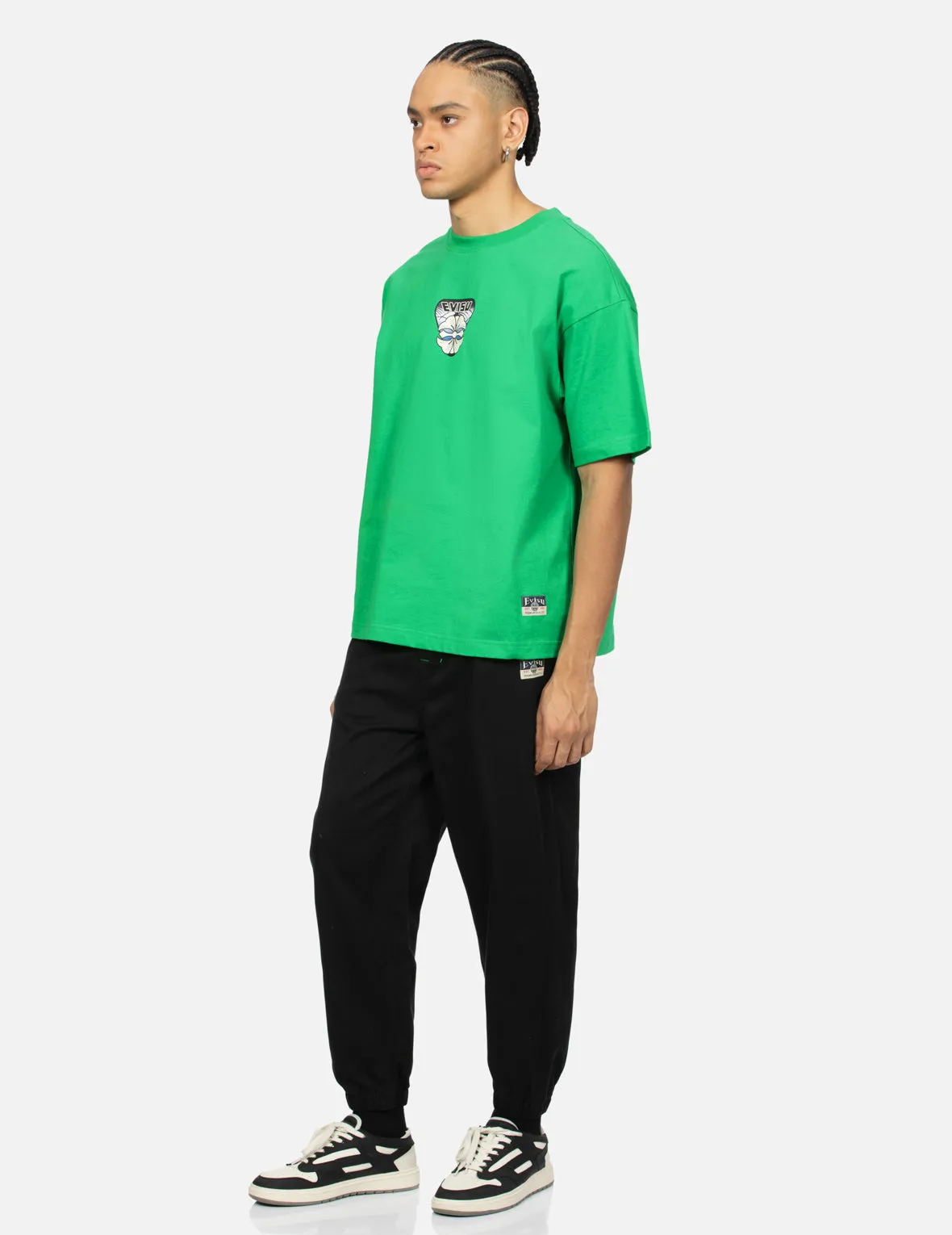 SPRING/ SUMMER COLLECTION 2025 Multi-Hanafuda Daruma and Daicock Print Loose Fit T-shirt